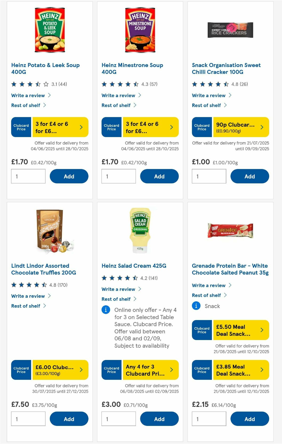 TESCO Offers from 28 August