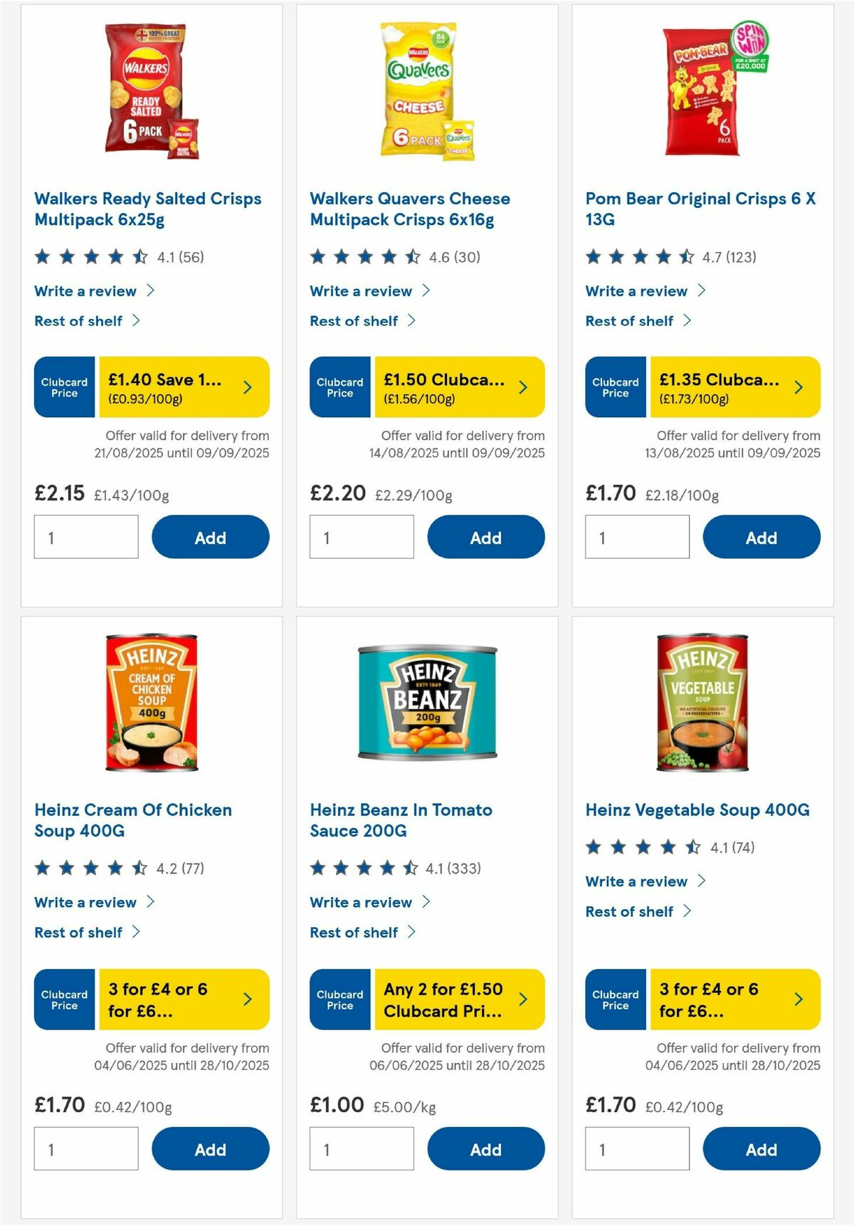 TESCO Offers from 28 August