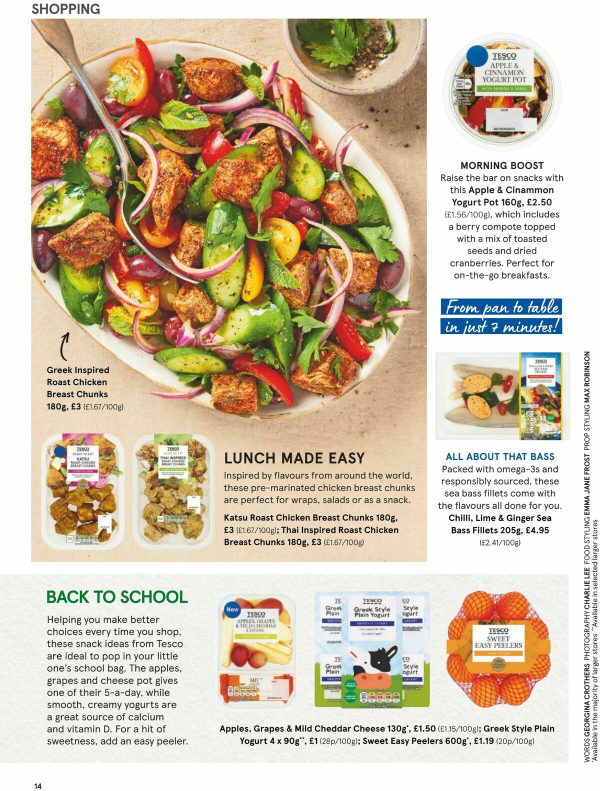 TESCO Magazine September Offers from 1 September