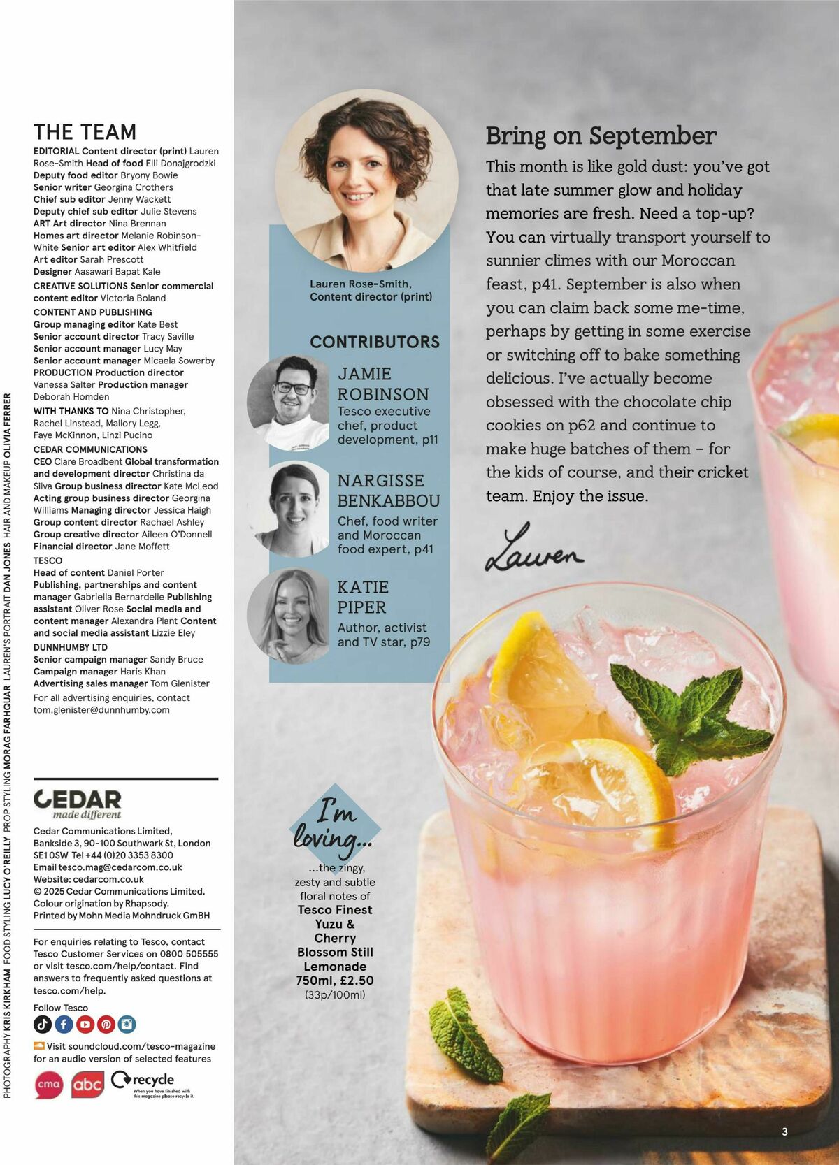 TESCO Magazine September Offers from 1 September