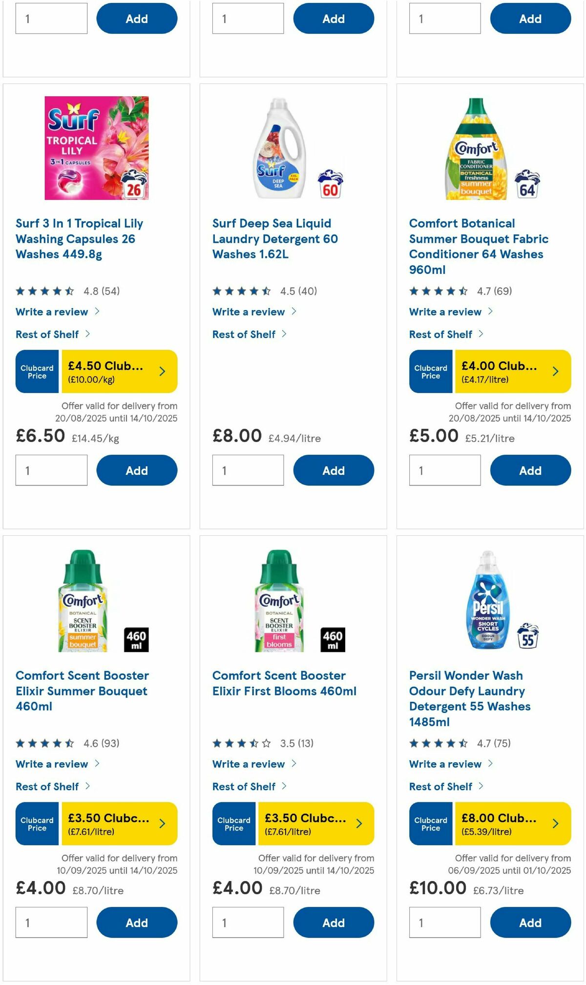 TESCO Offers from 10 September