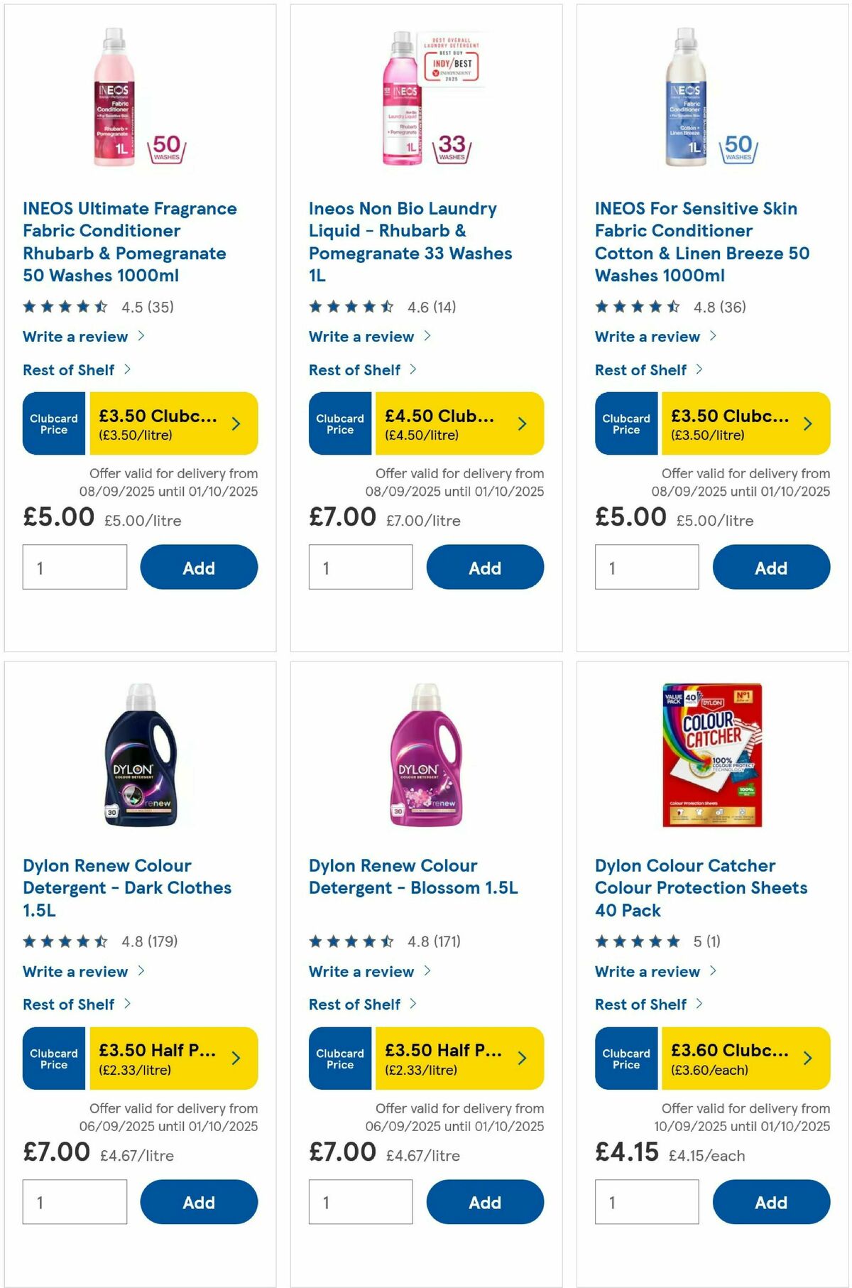 TESCO Offers from 10 September