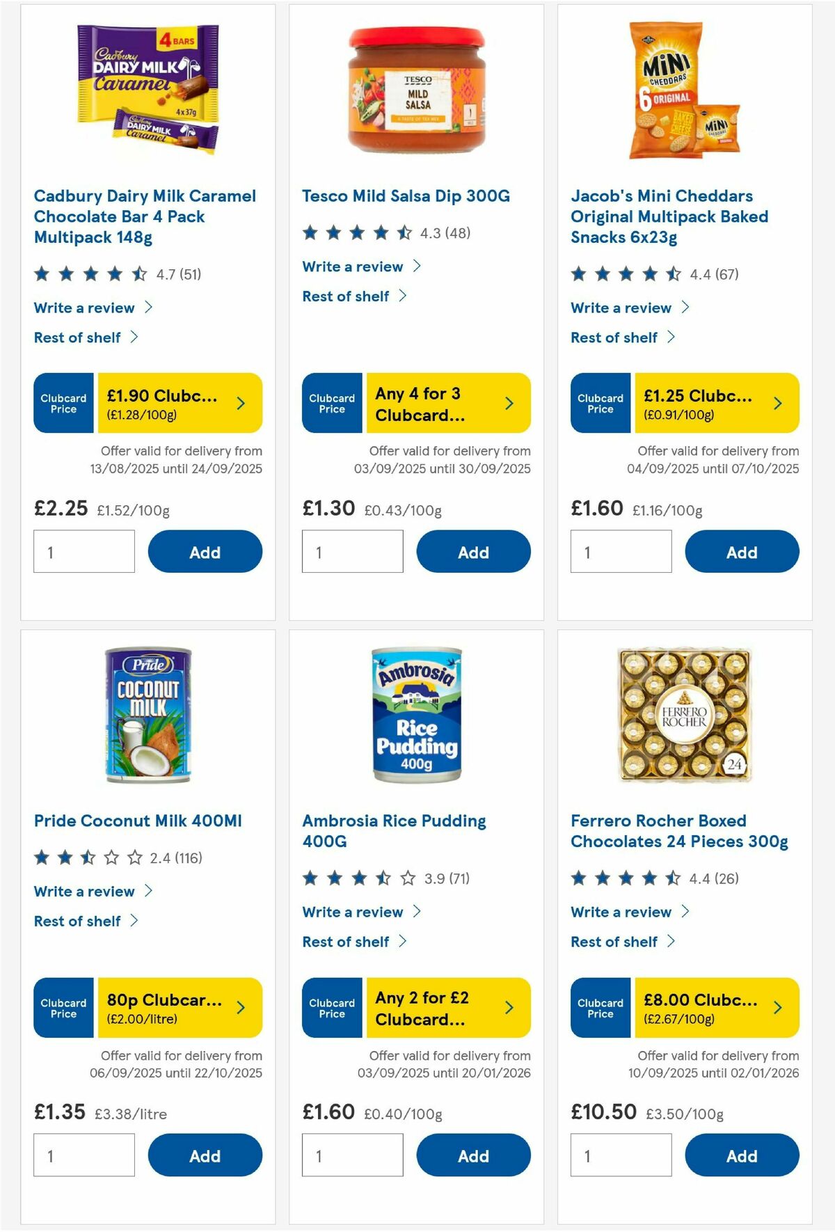 TESCO Offers from 18 September
