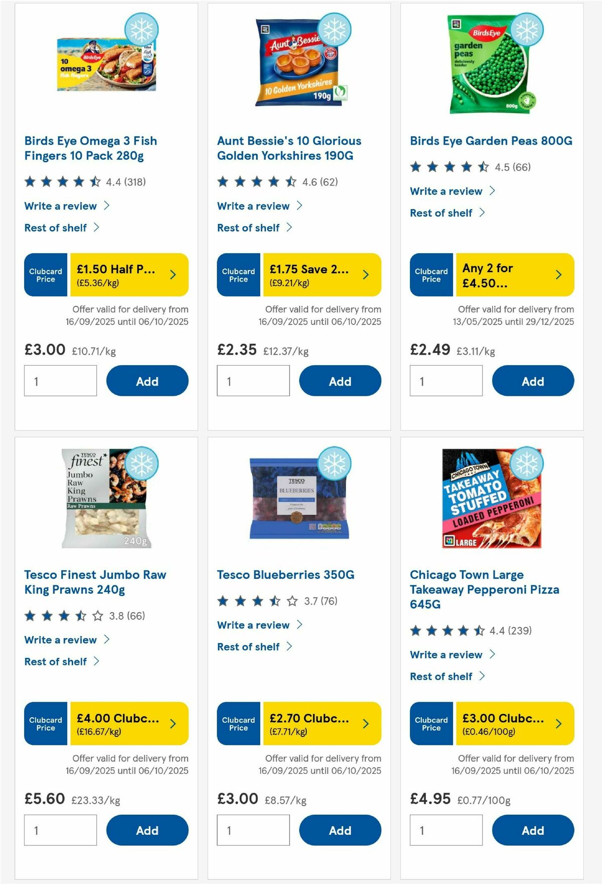 TESCO Offers from 18 September