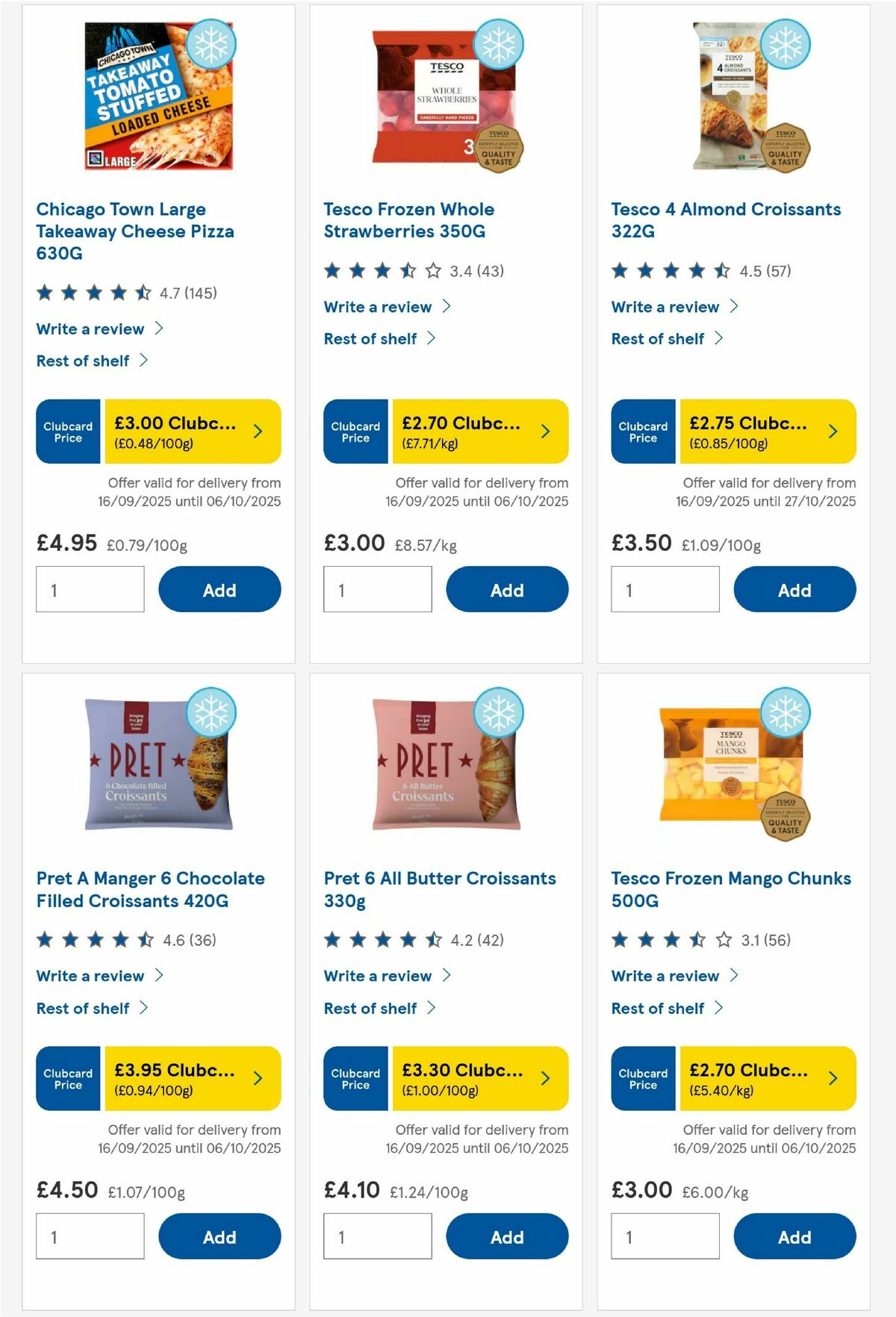 TESCO Offers from 18 September