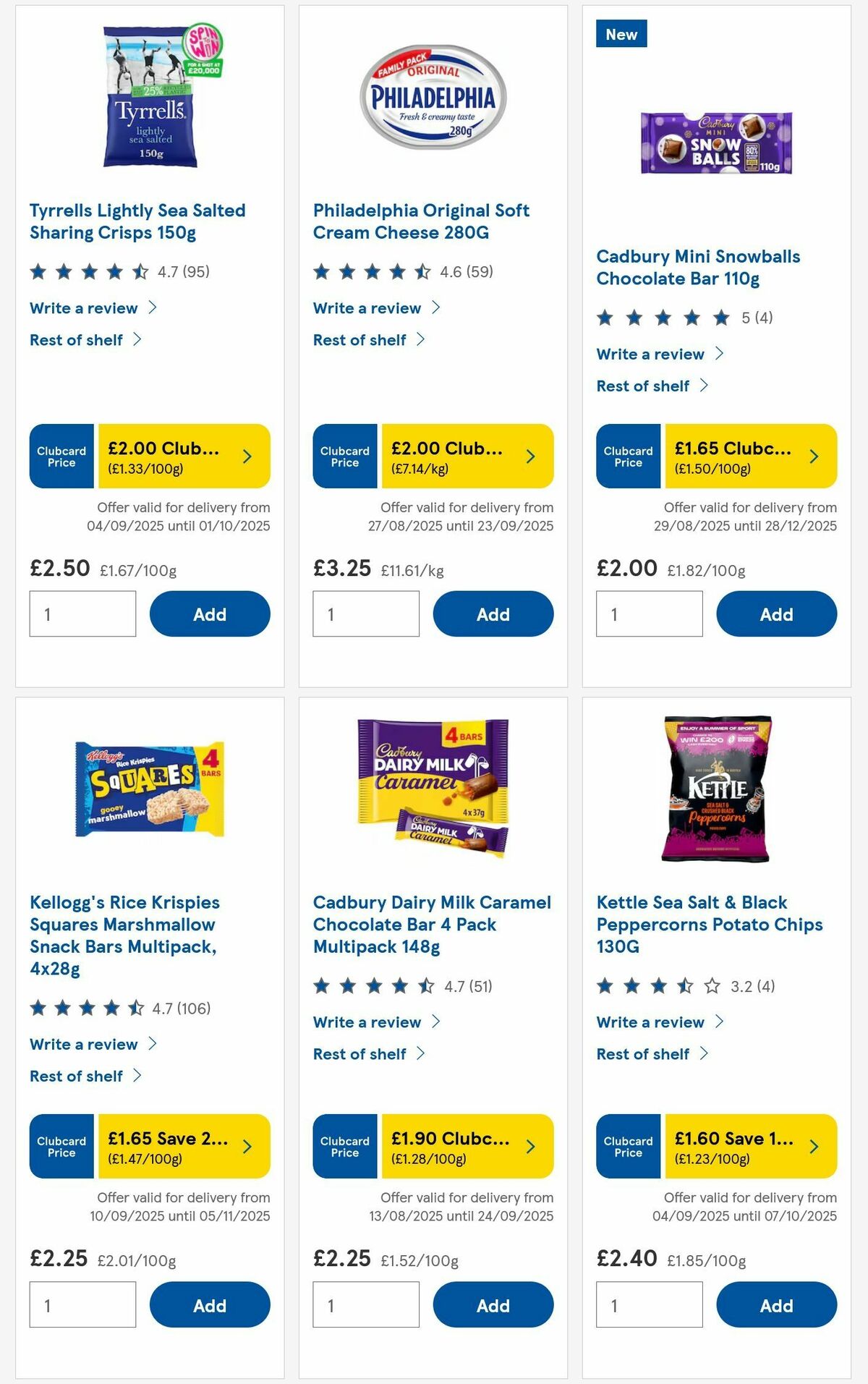 TESCO Offers from 18 September