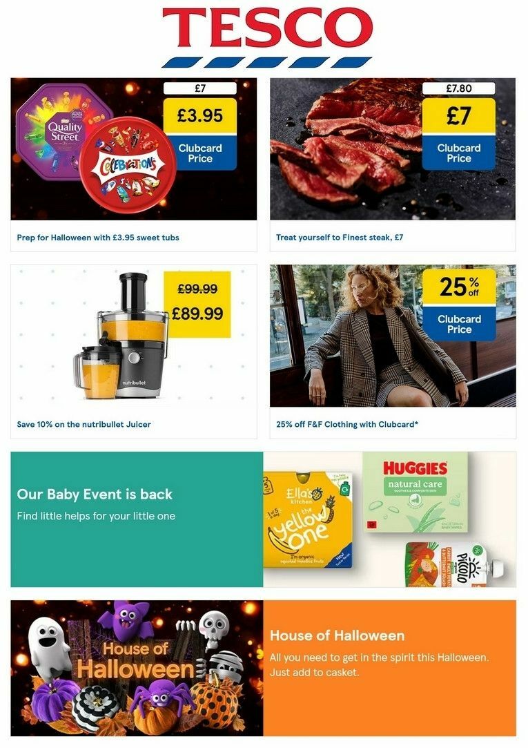 TESCO Offers from 25 September
