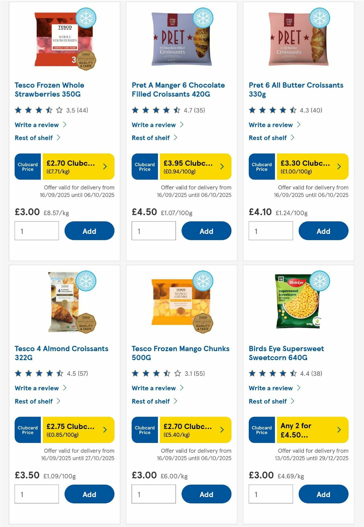 TESCO Offers from 25 September