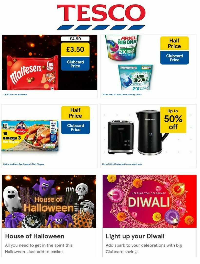 TESCO Offers from 2 October