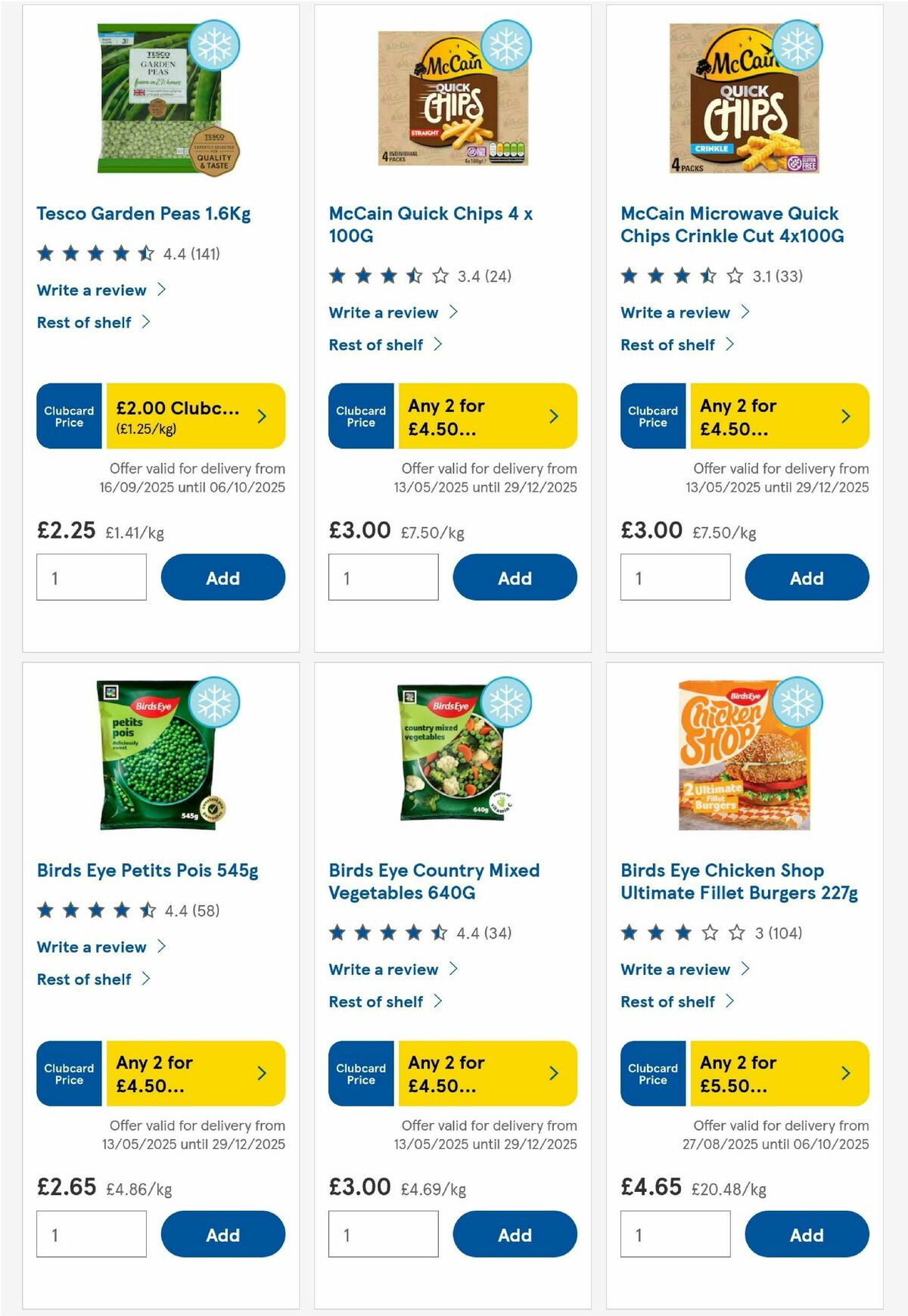 TESCO Offers from 2 October