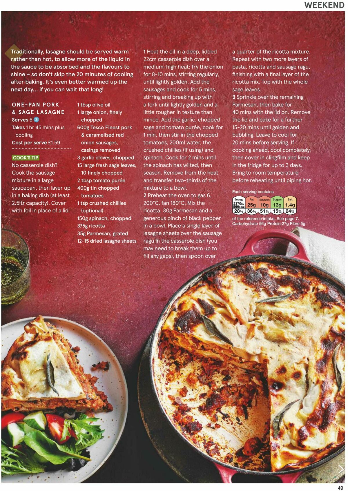 TESCO Magazine October Offers from 1 October