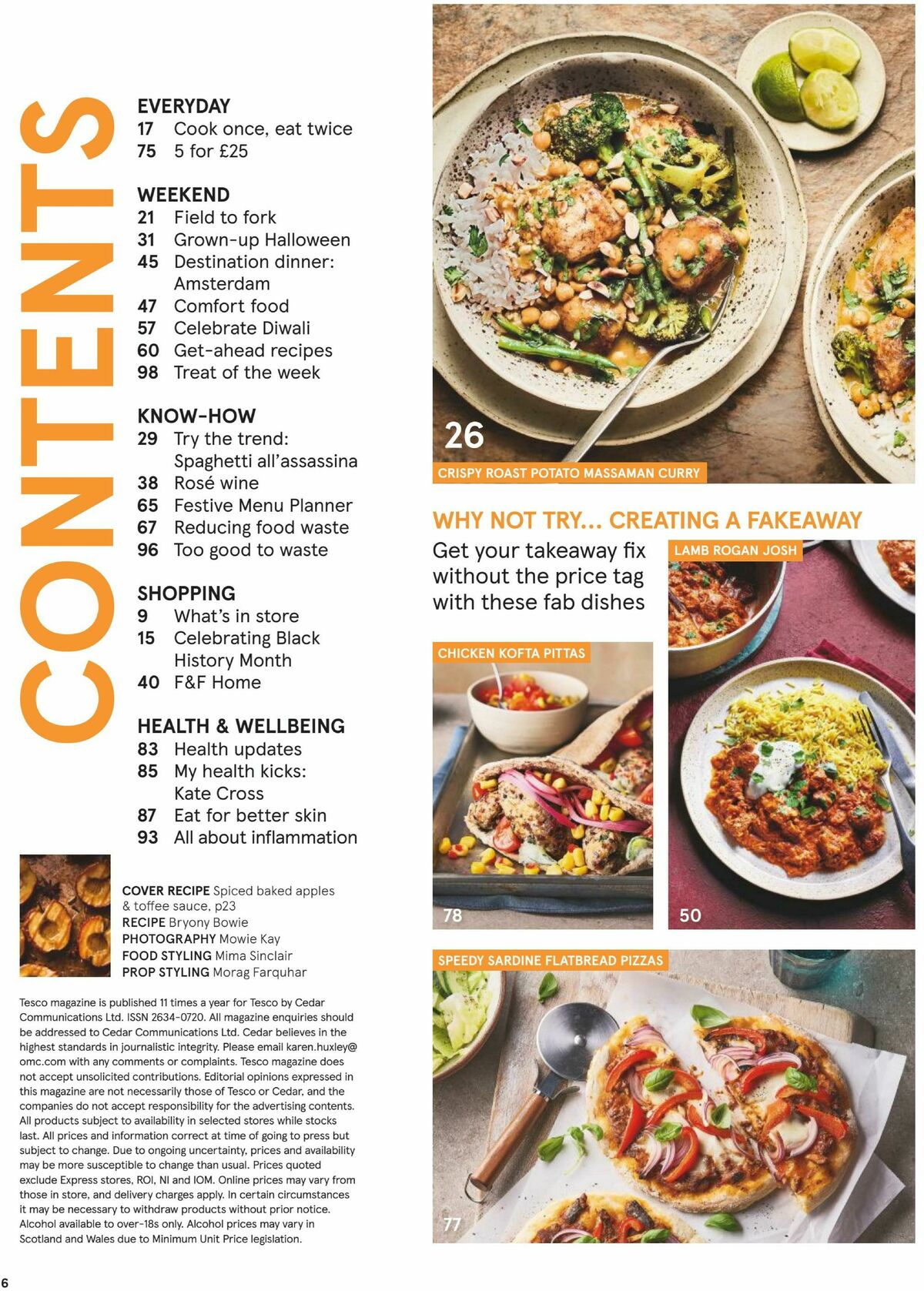 TESCO Magazine October Offers from 1 October