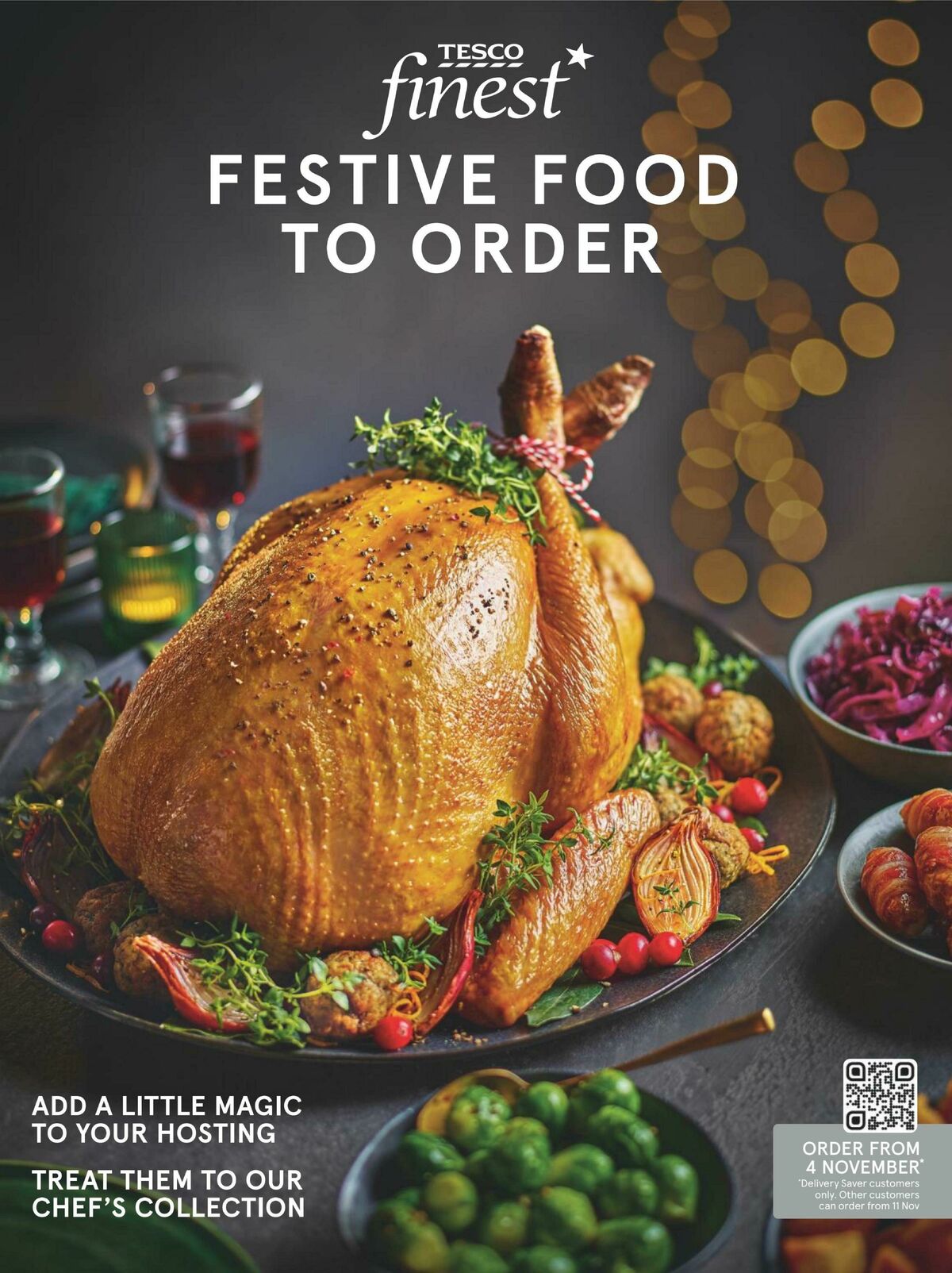 TESCO Festive Food to Order Offers from 5 October