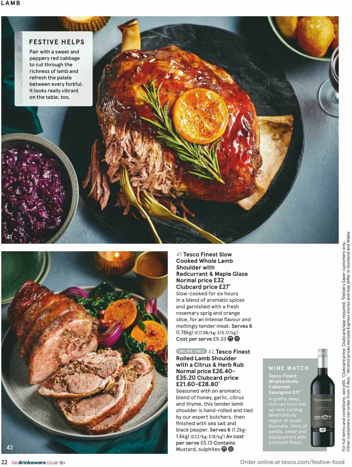 TESCO Festive Food to Order Offers from 5 October