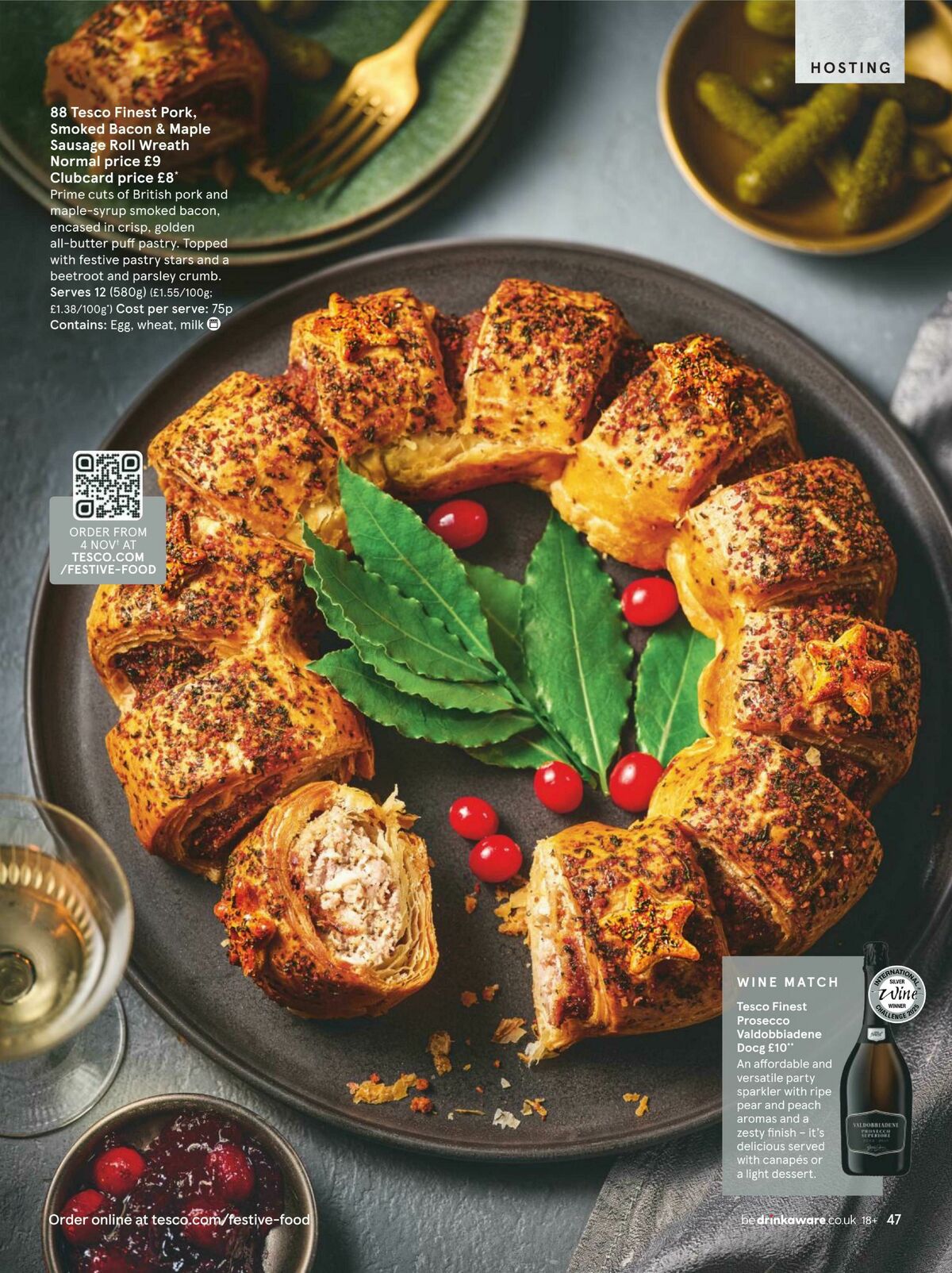 TESCO Festive Food to Order Offers from 5 October
