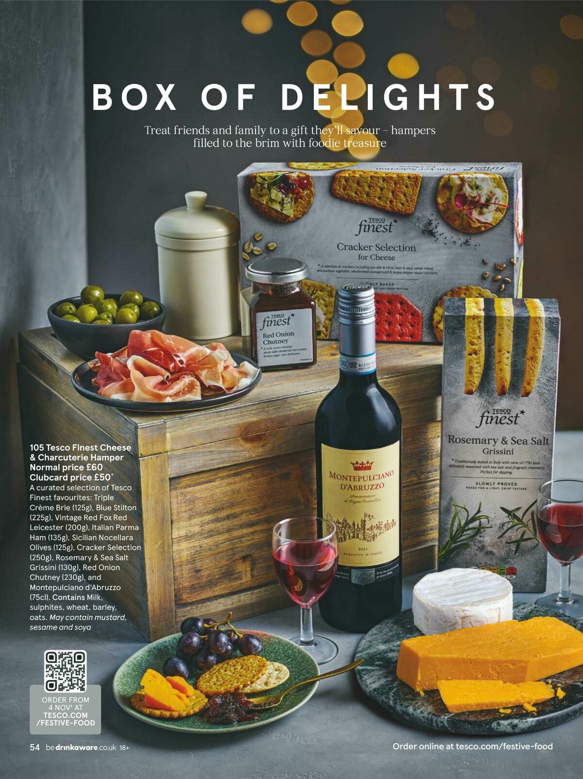 TESCO Festive Food to Order Offers from 5 October