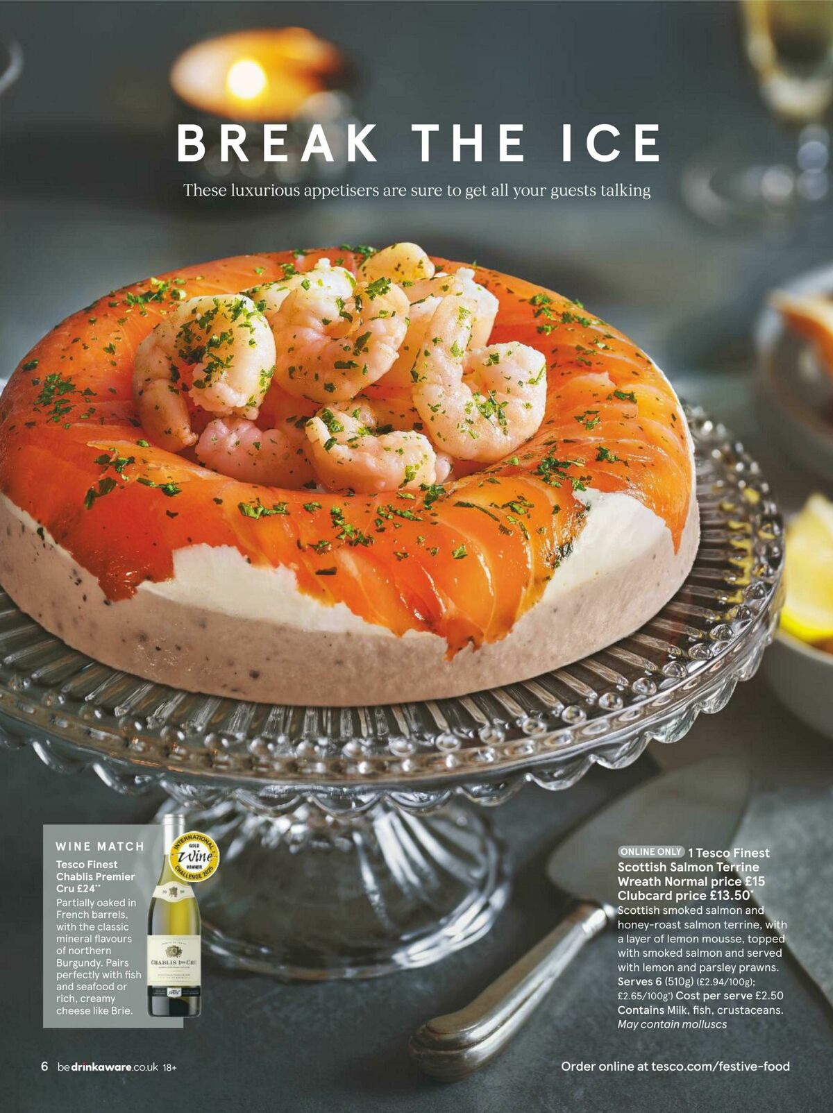 TESCO Festive Food to Order Offers from 5 October