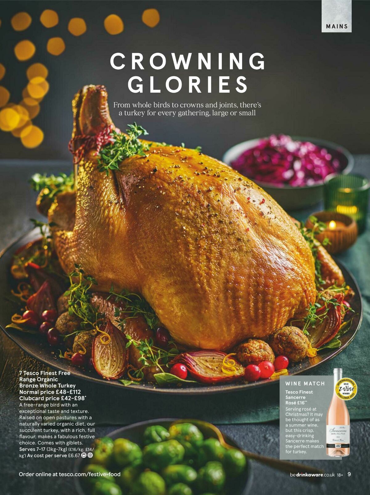 TESCO Festive Food to Order Offers from 5 October