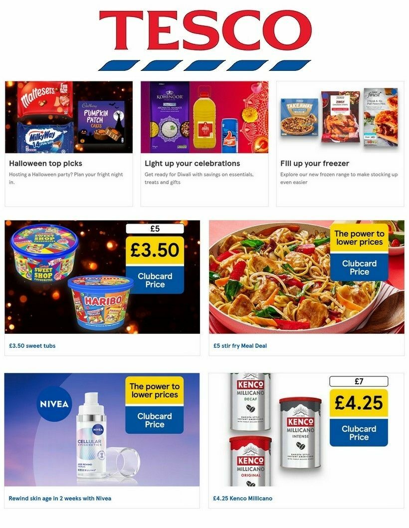 TESCO Offers from 16 October