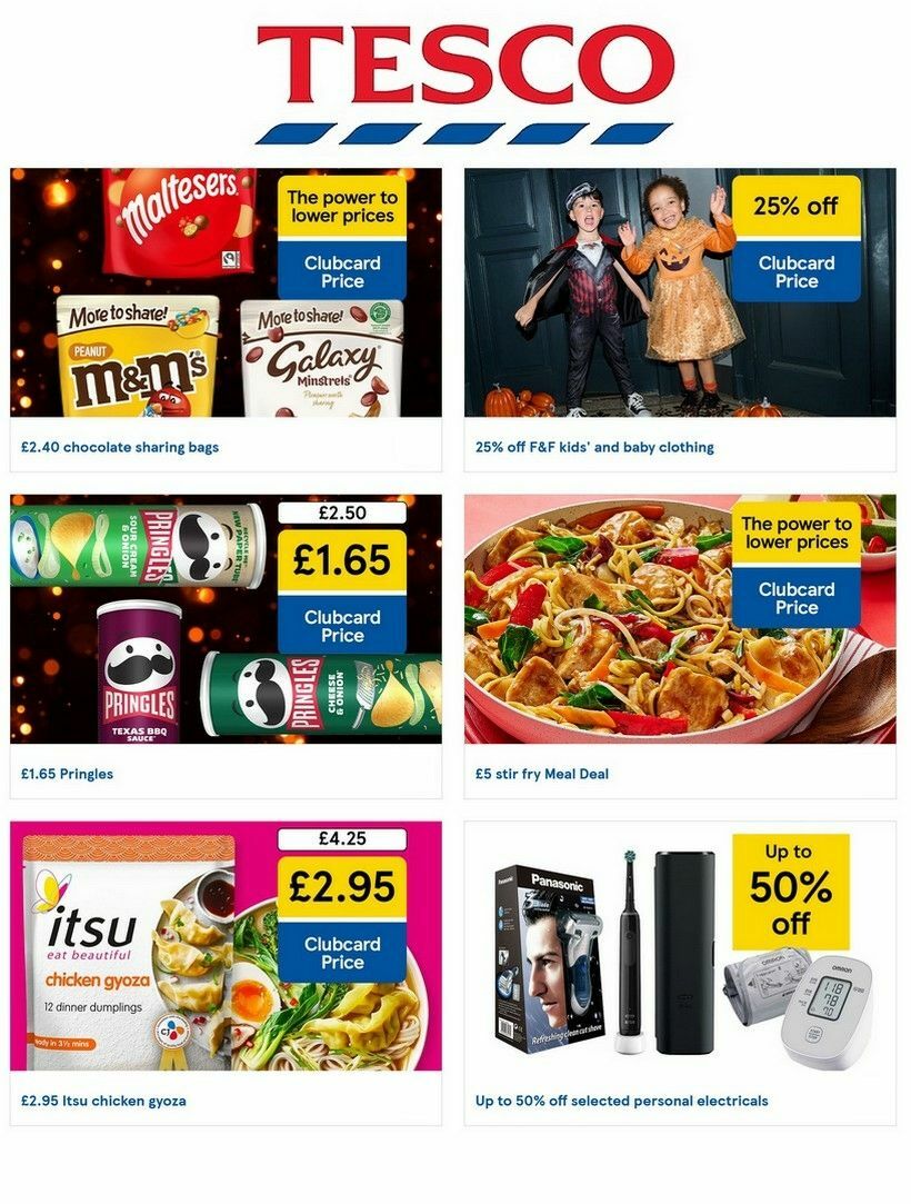 TESCO Offers from 23 October