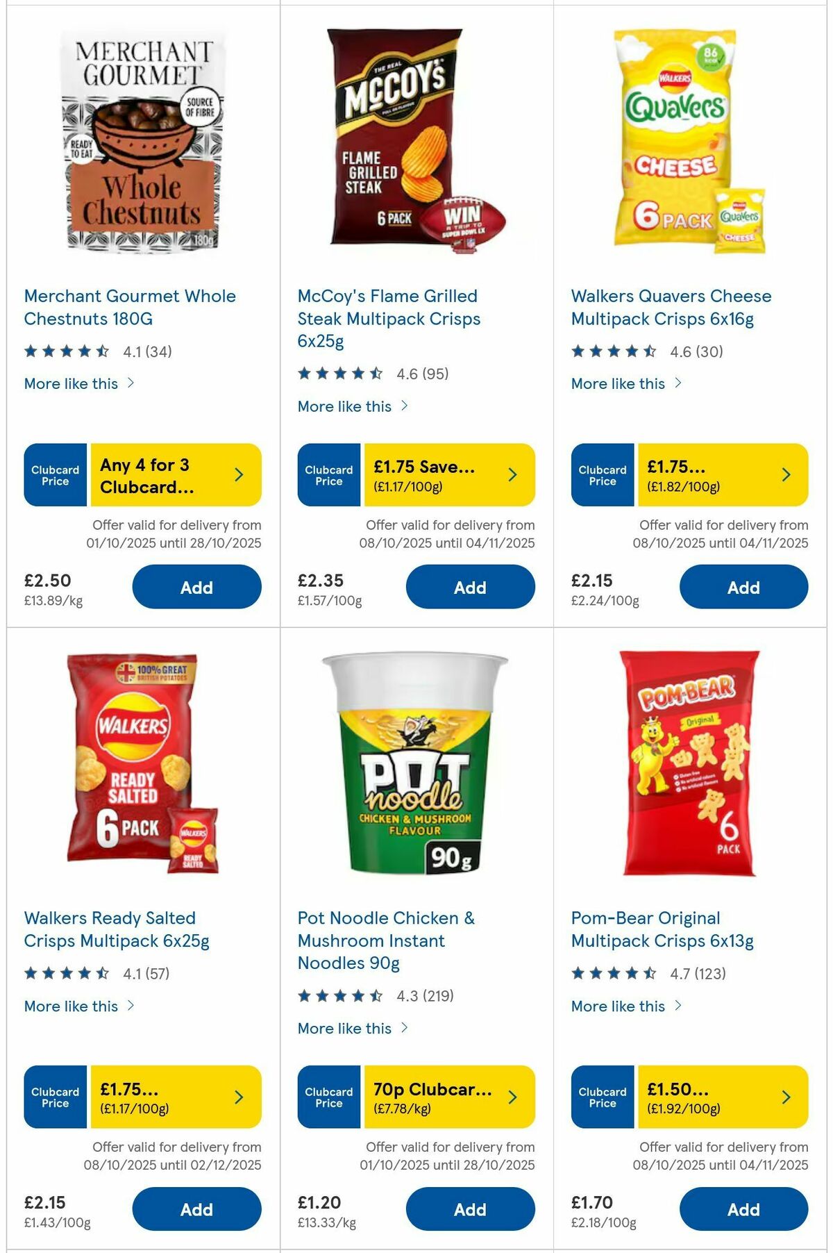 TESCO Offers from 23 October