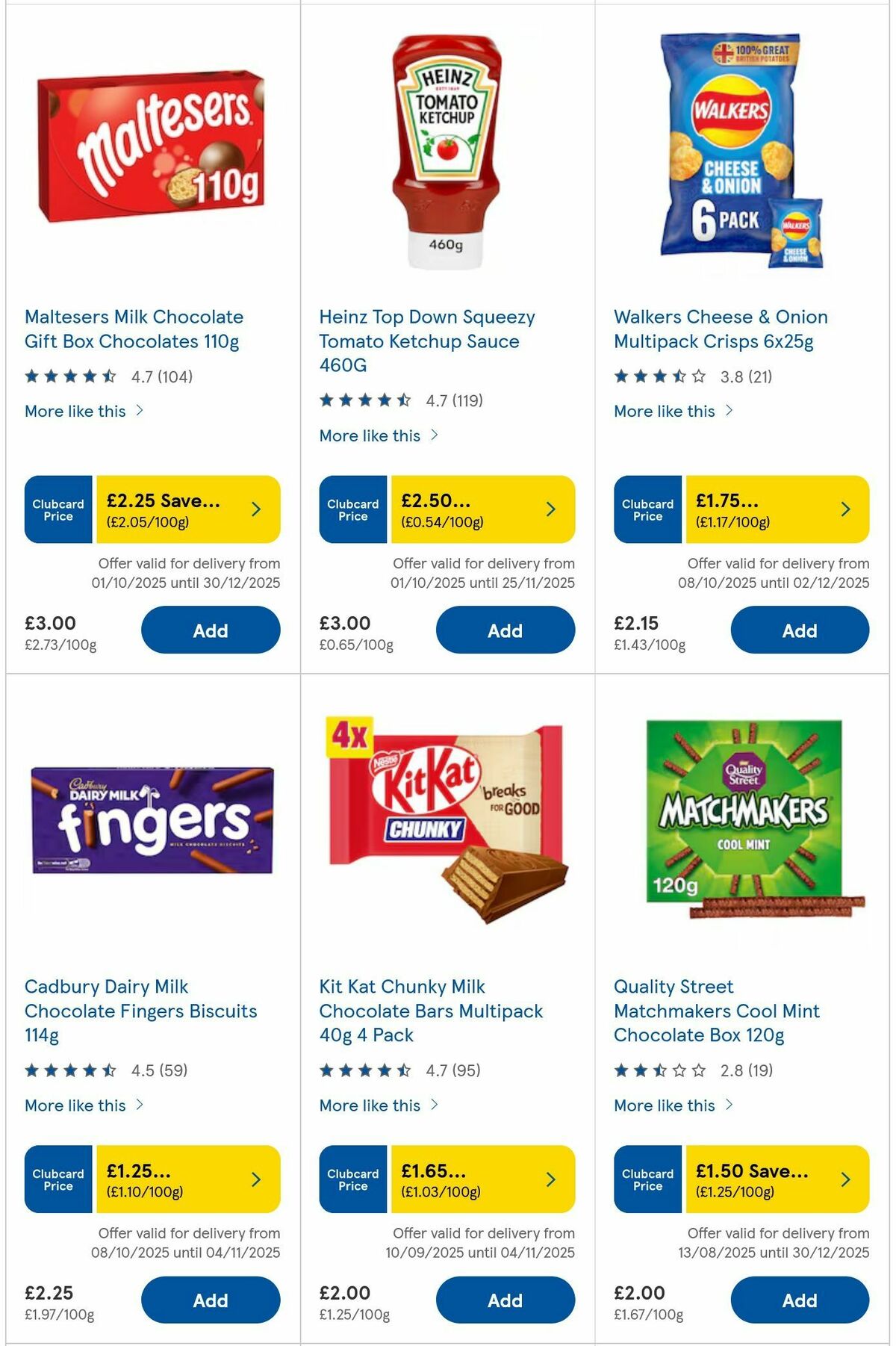 TESCO Offers from 23 October