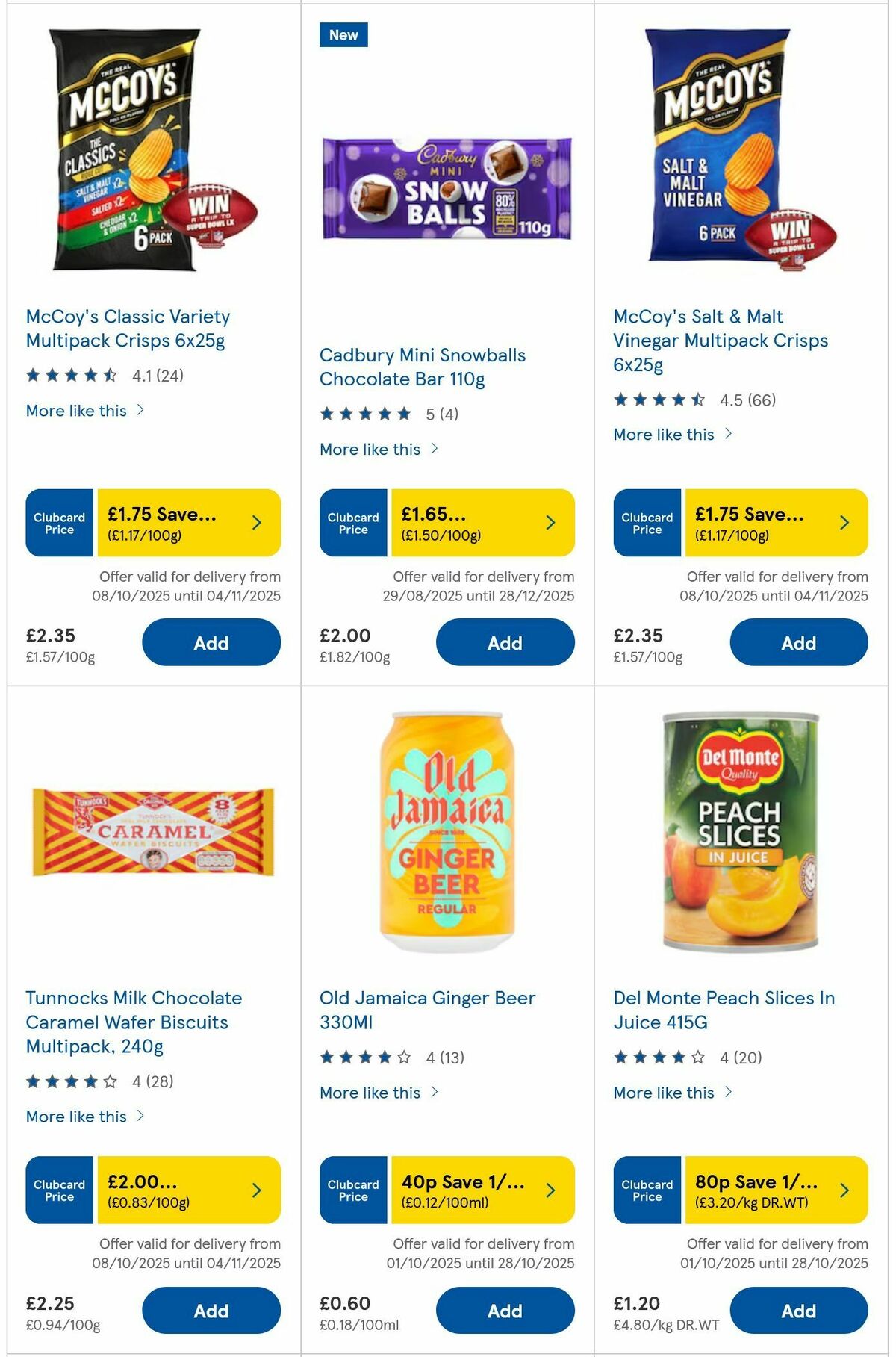 TESCO Offers from 23 October
