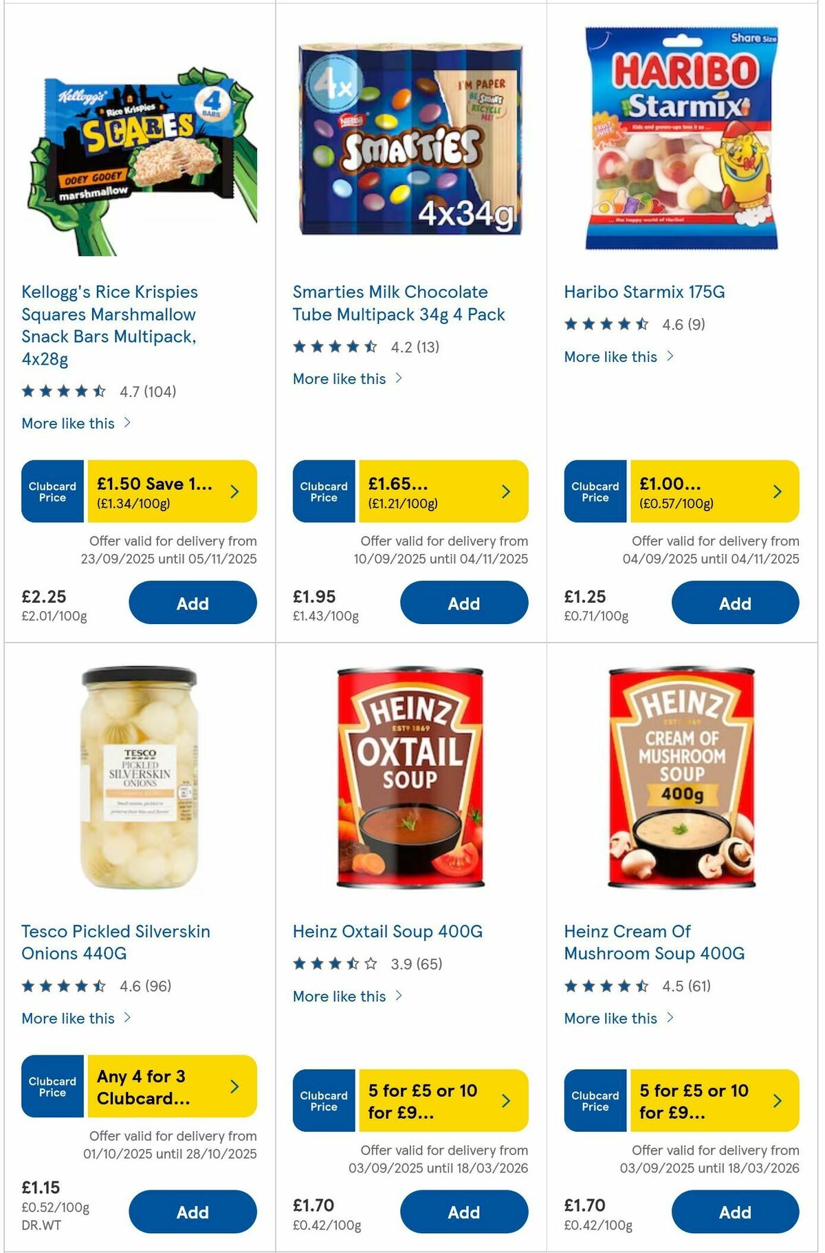 TESCO Offers from 23 October
