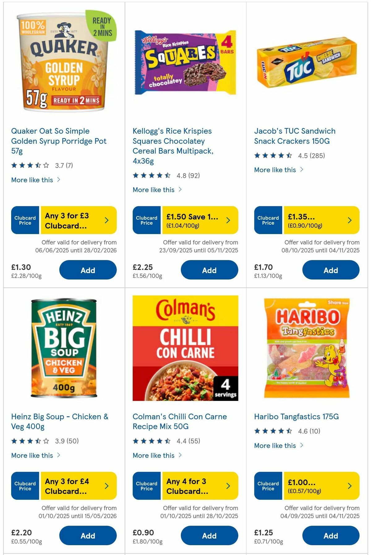 TESCO Offers from 23 October