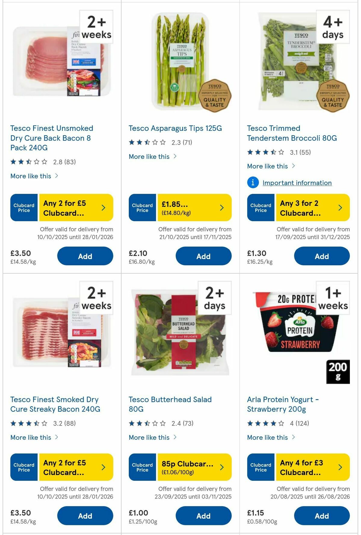TESCO Offers from 23 October