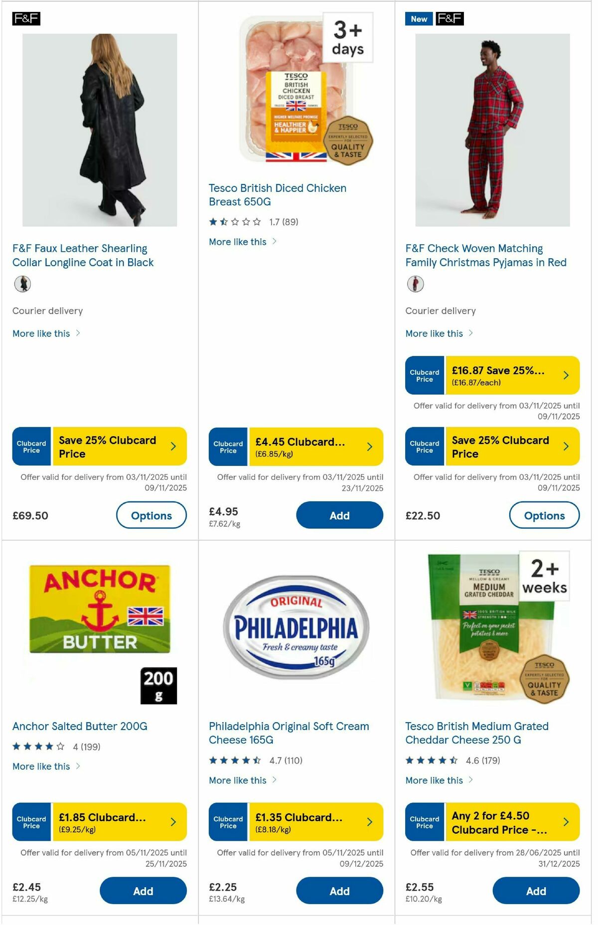 TESCO Offers from 6 November