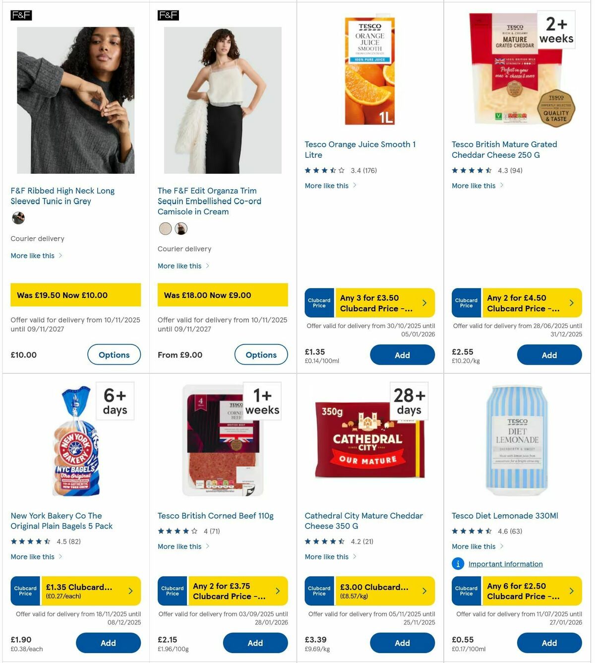TESCO Offers from 19 November