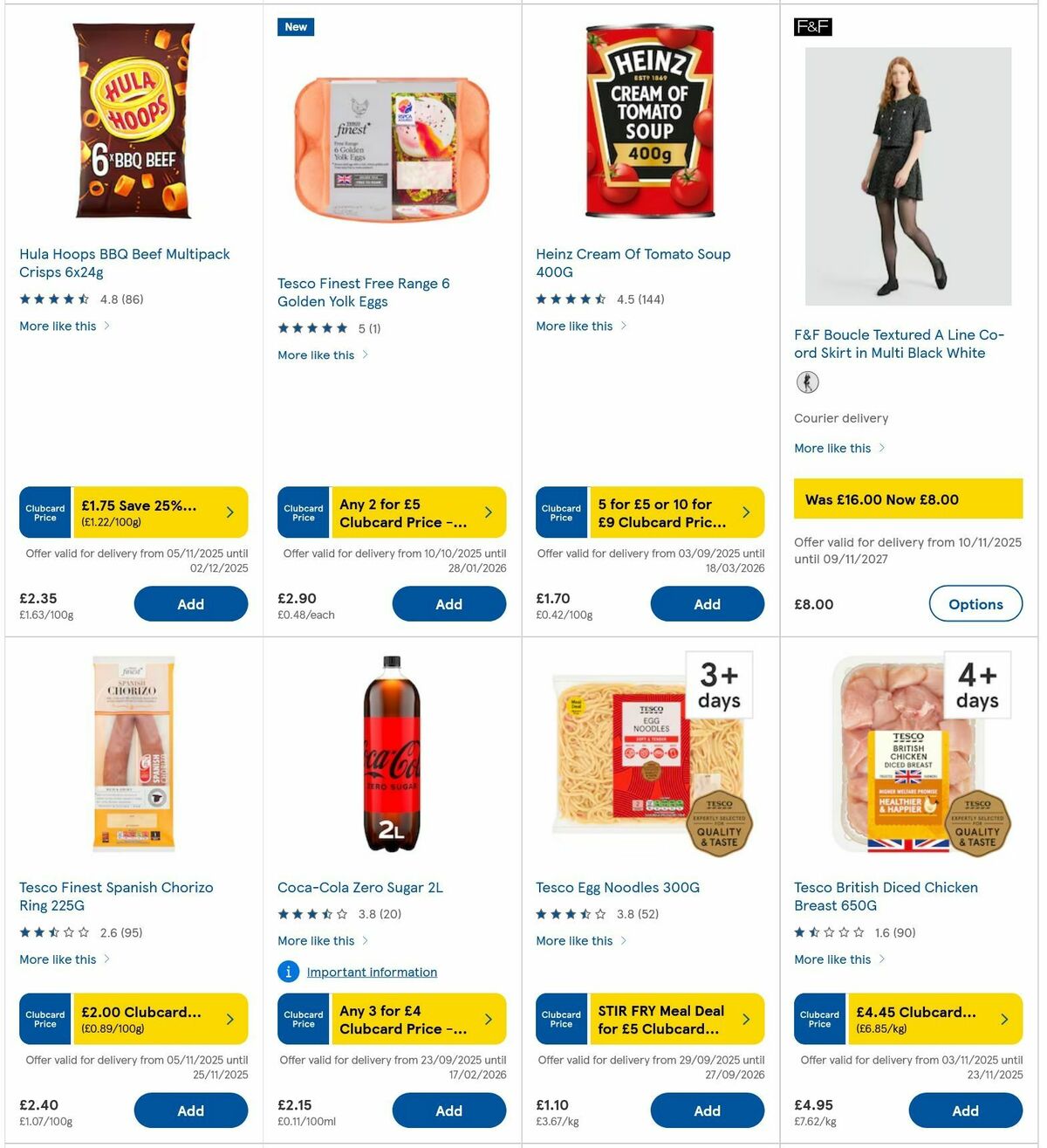 TESCO Offers from 19 November