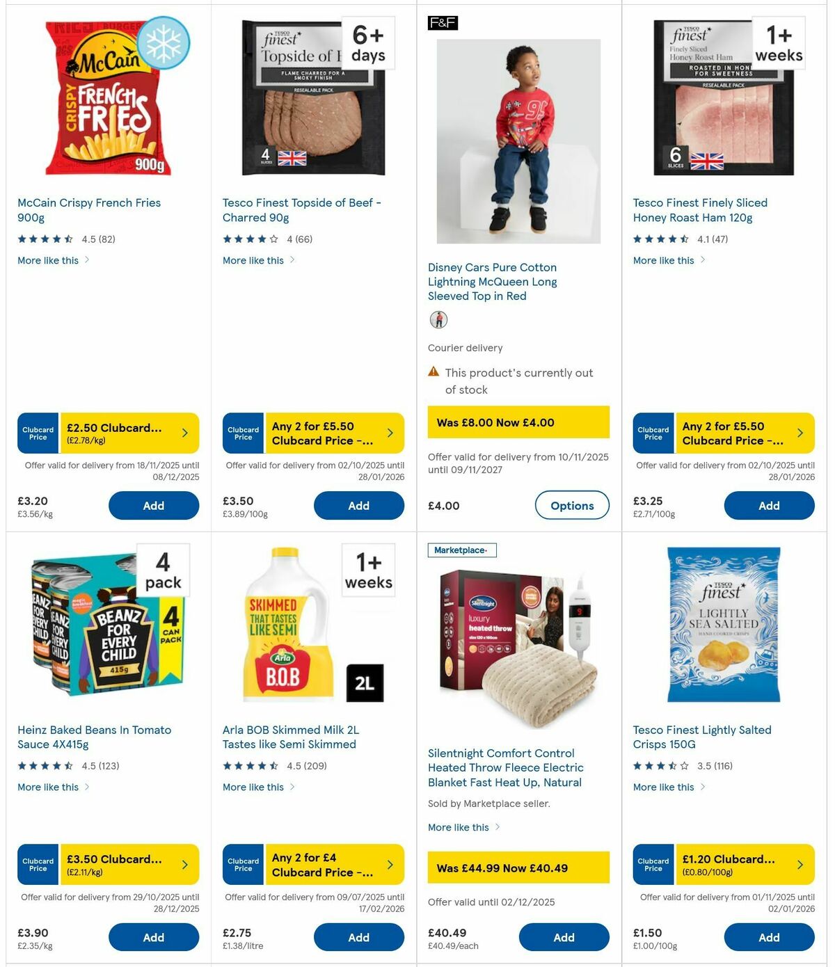 TESCO Offers from 19 November
