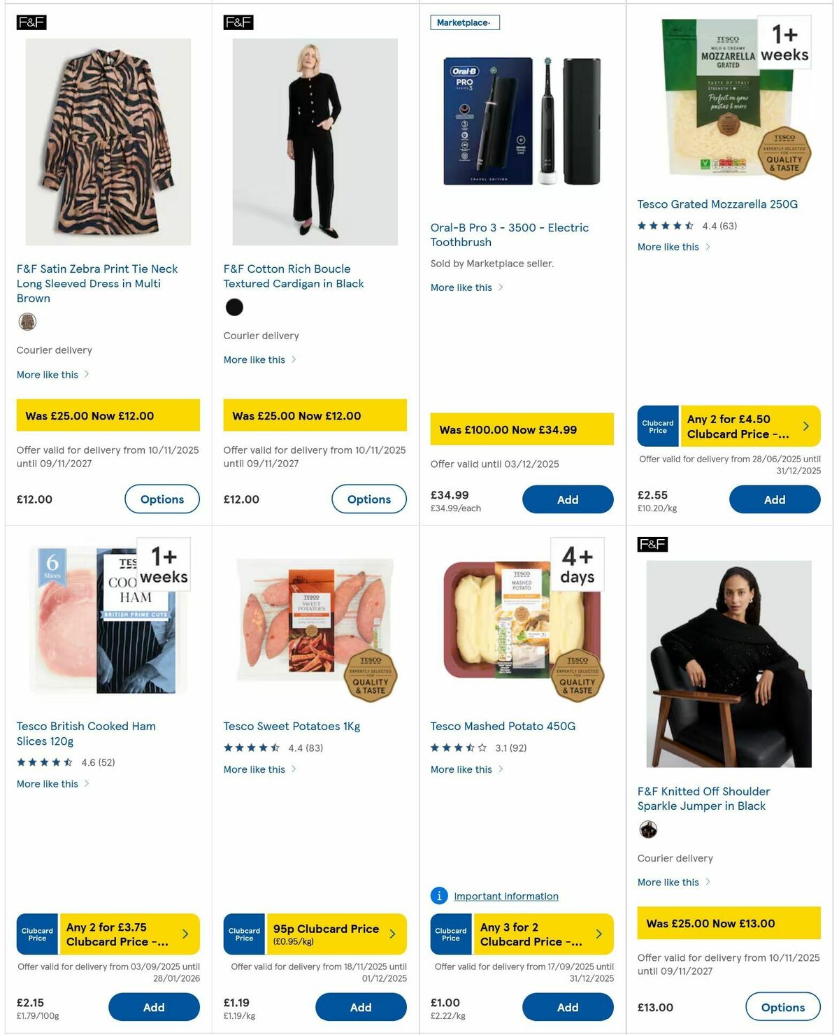 TESCO Offers from 19 November