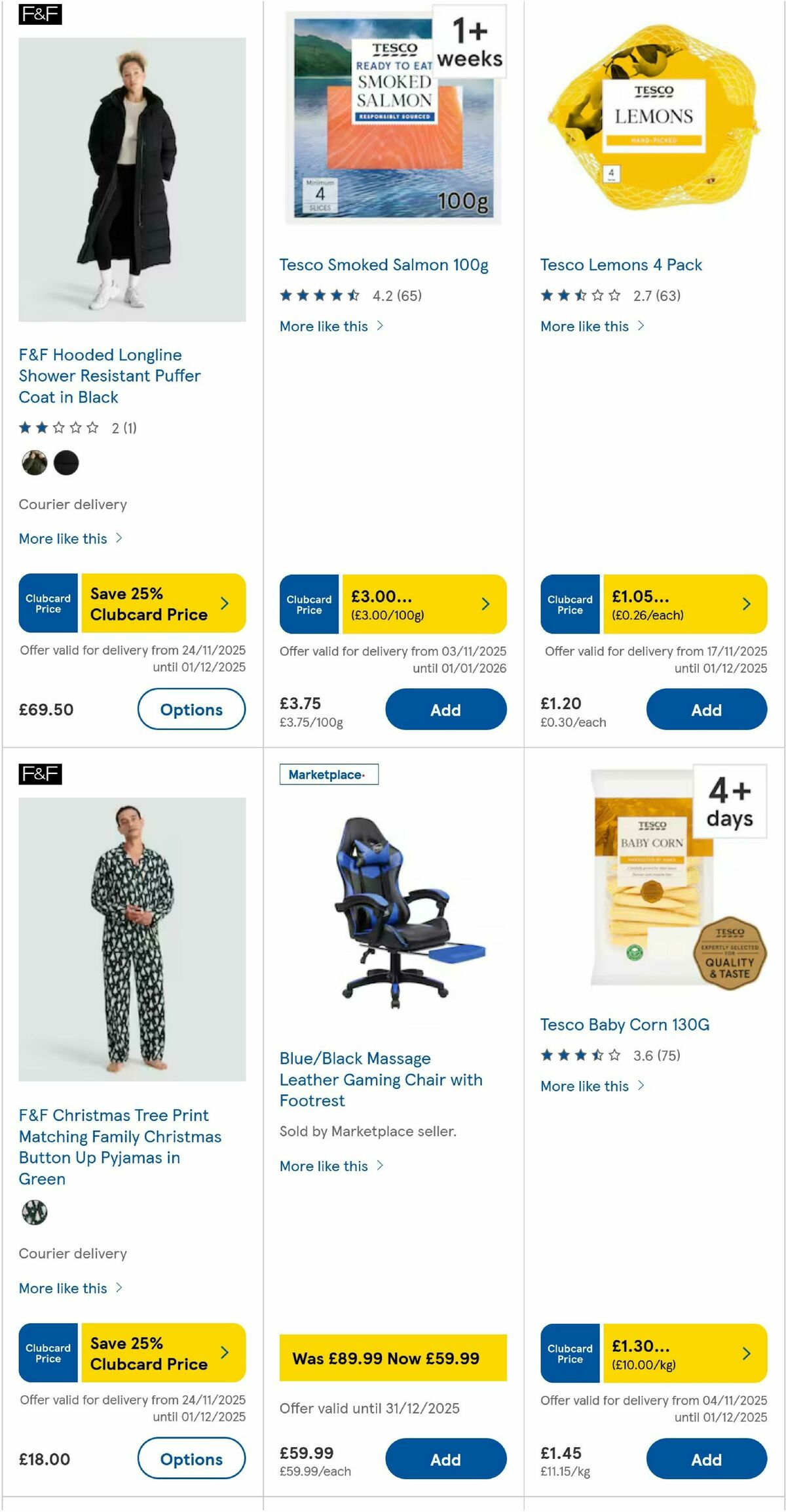 TESCO Offers from 27 November