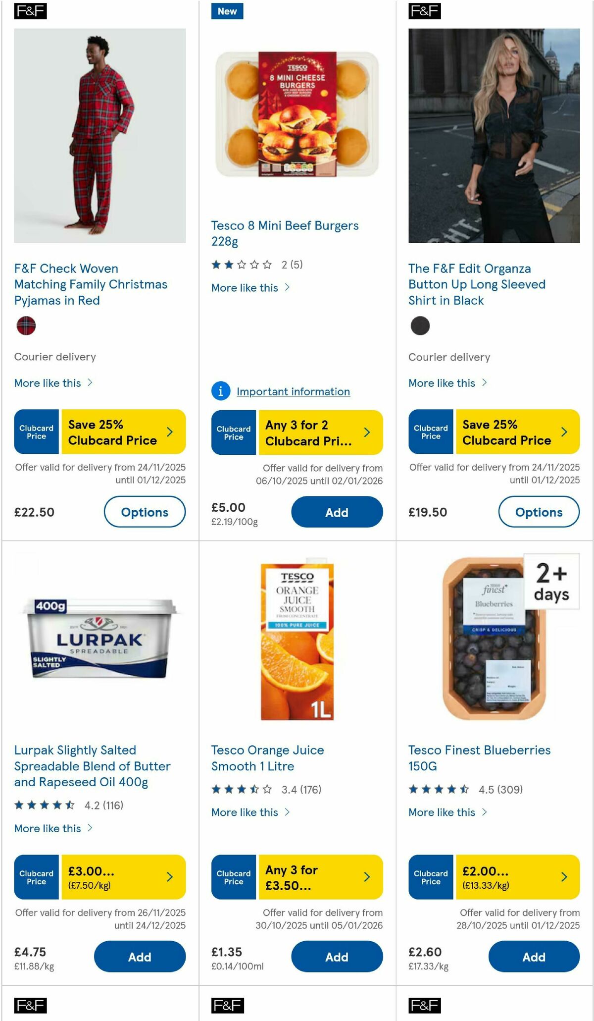 TESCO Offers from 27 November