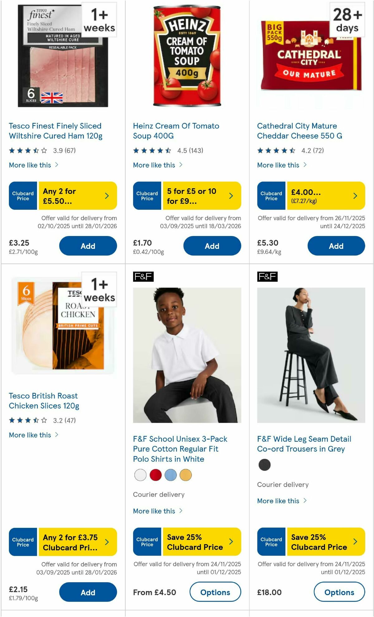 TESCO Offers from 27 November