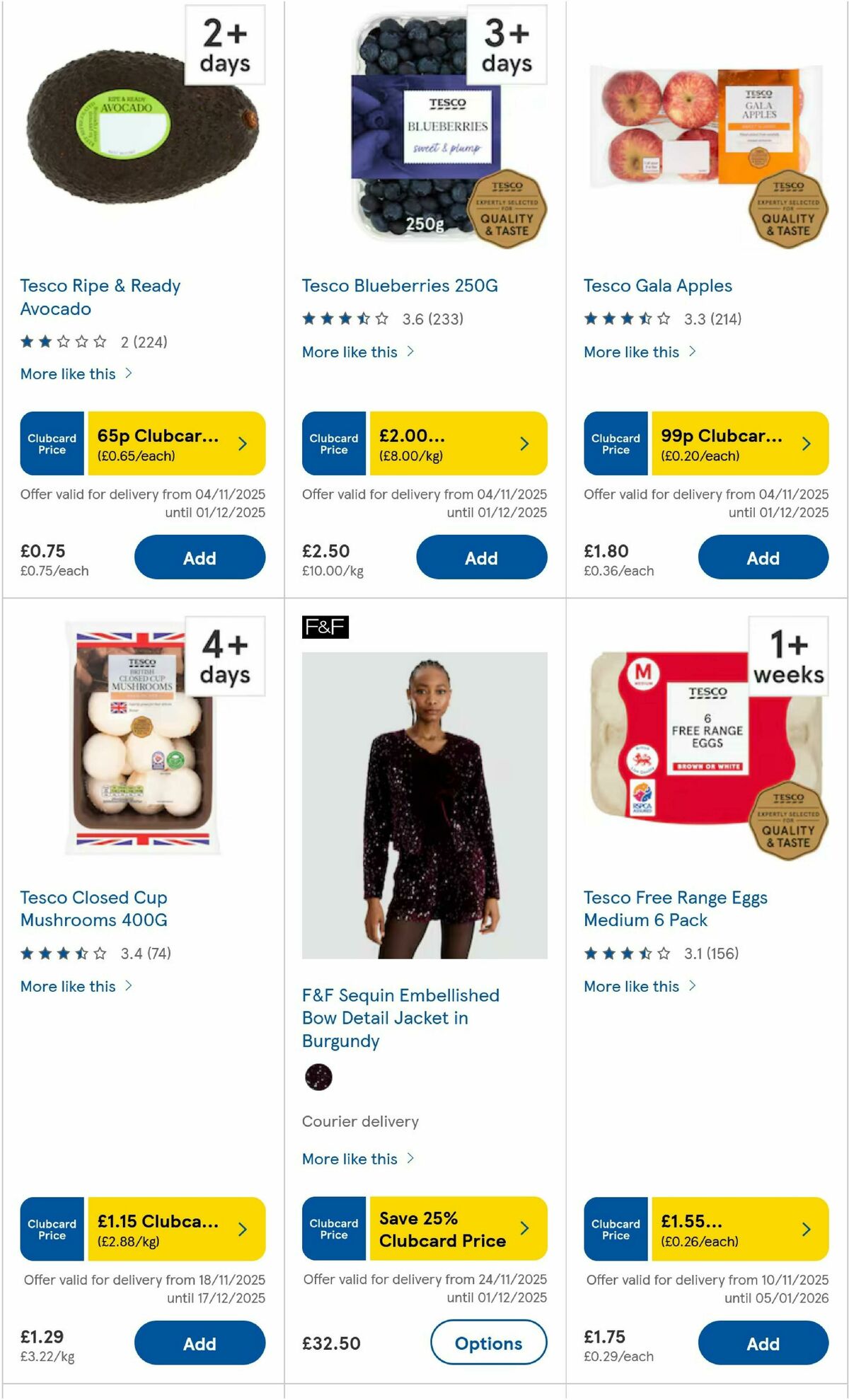 TESCO Offers from 27 November