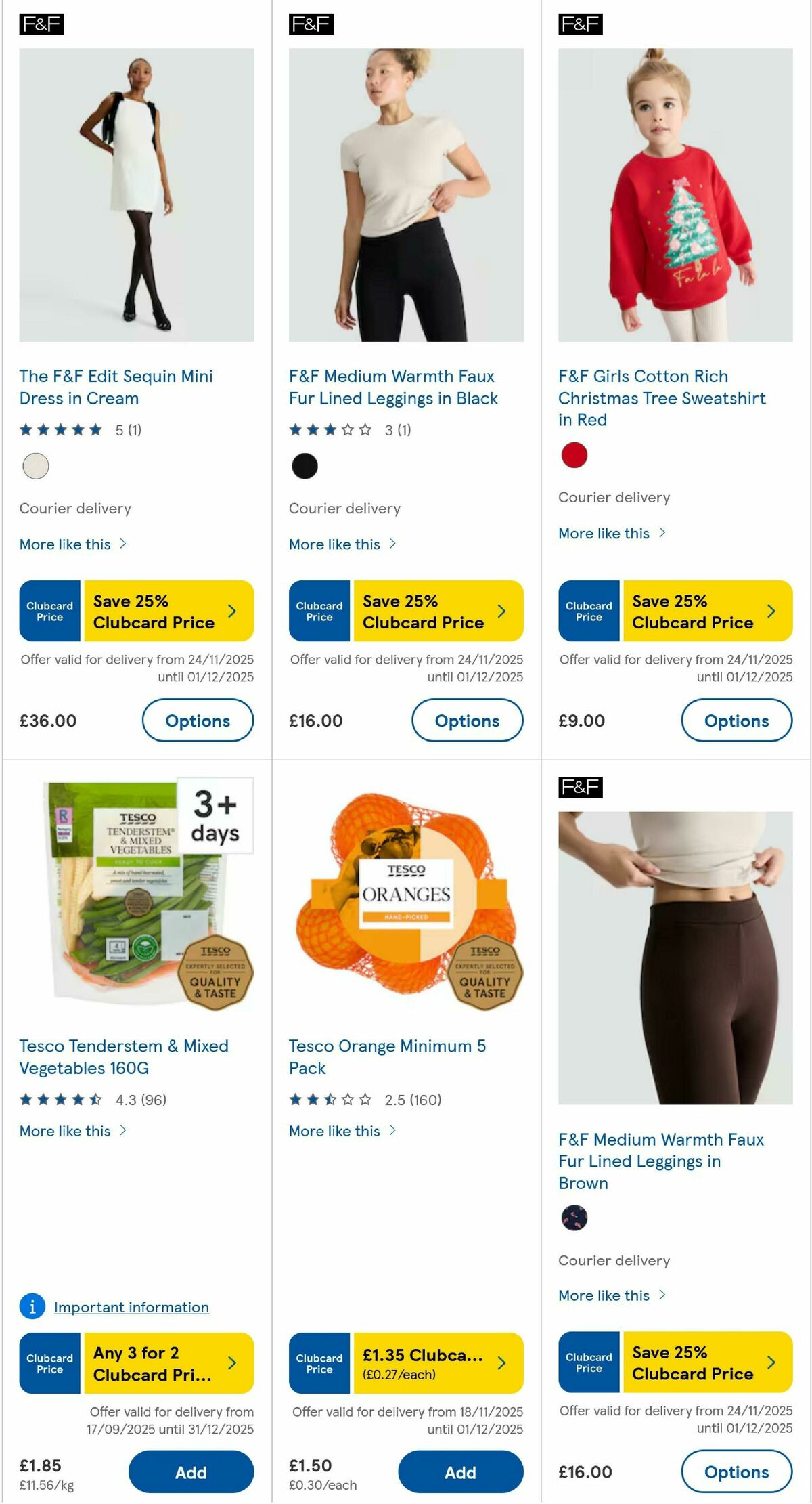 TESCO Offers from 27 November