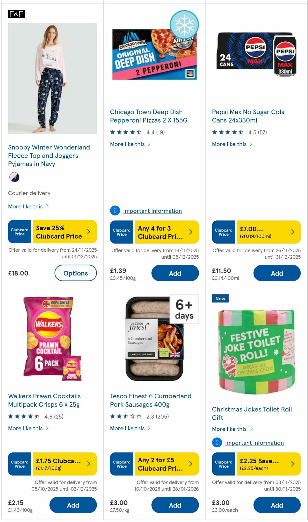 TESCO Offers from 27 November