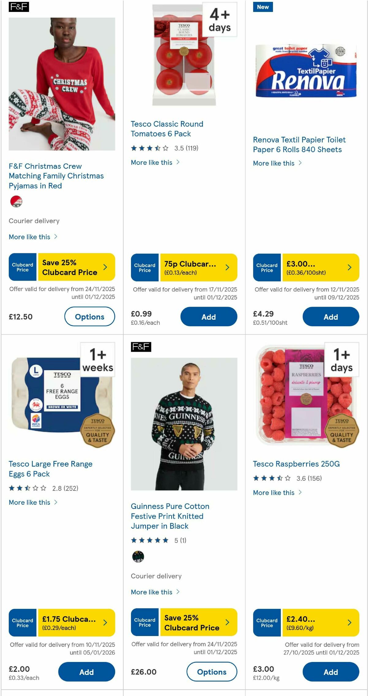TESCO Offers from 27 November