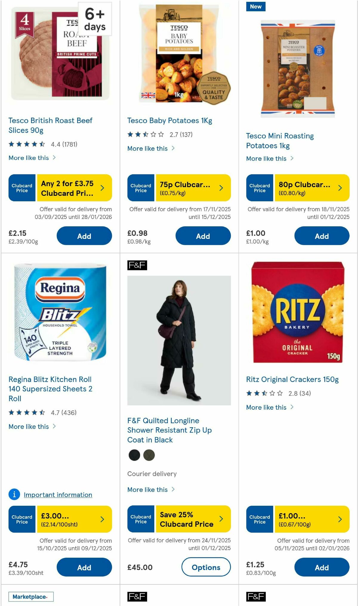 TESCO Offers from 27 November