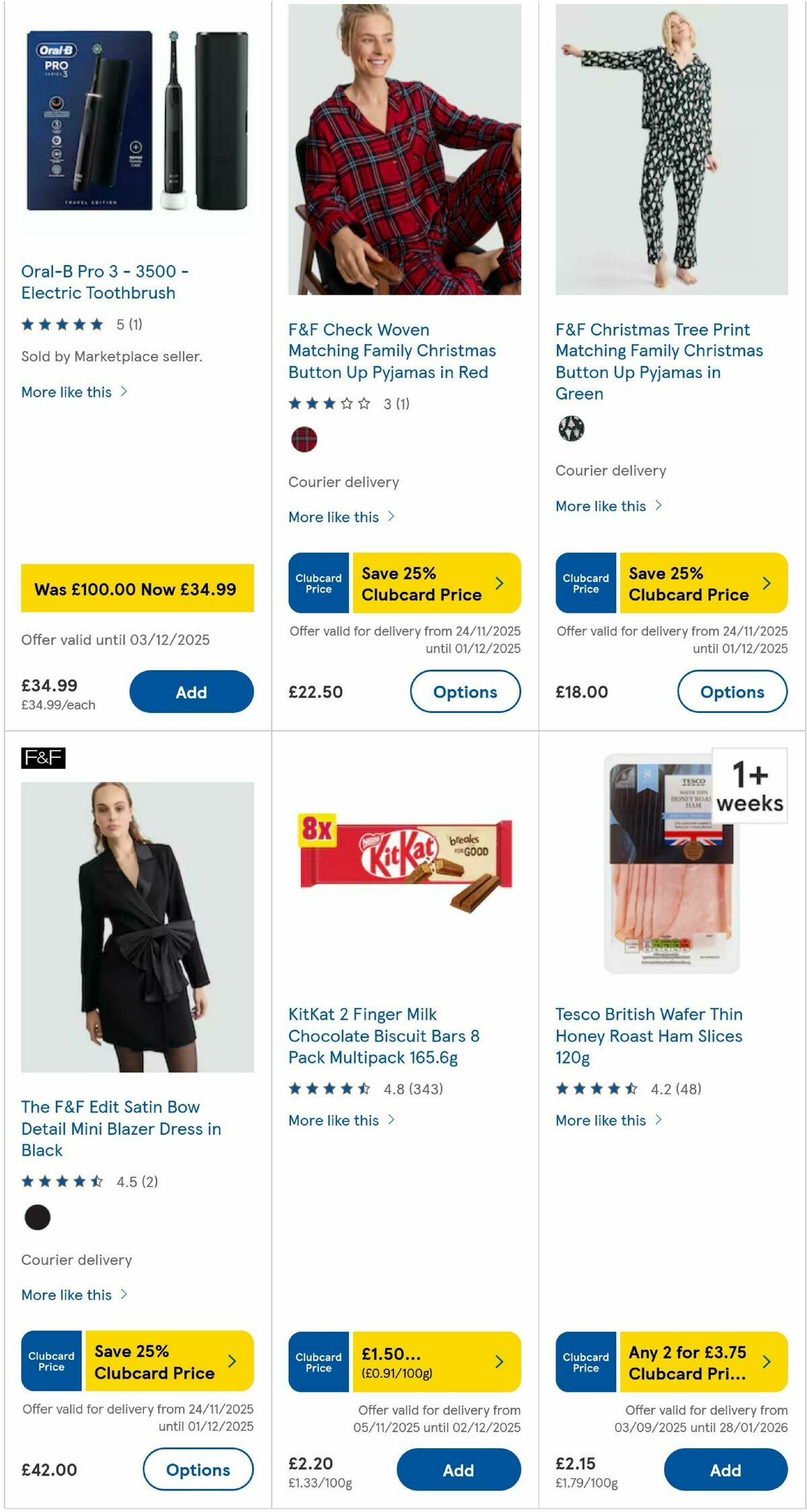 TESCO Offers from 27 November