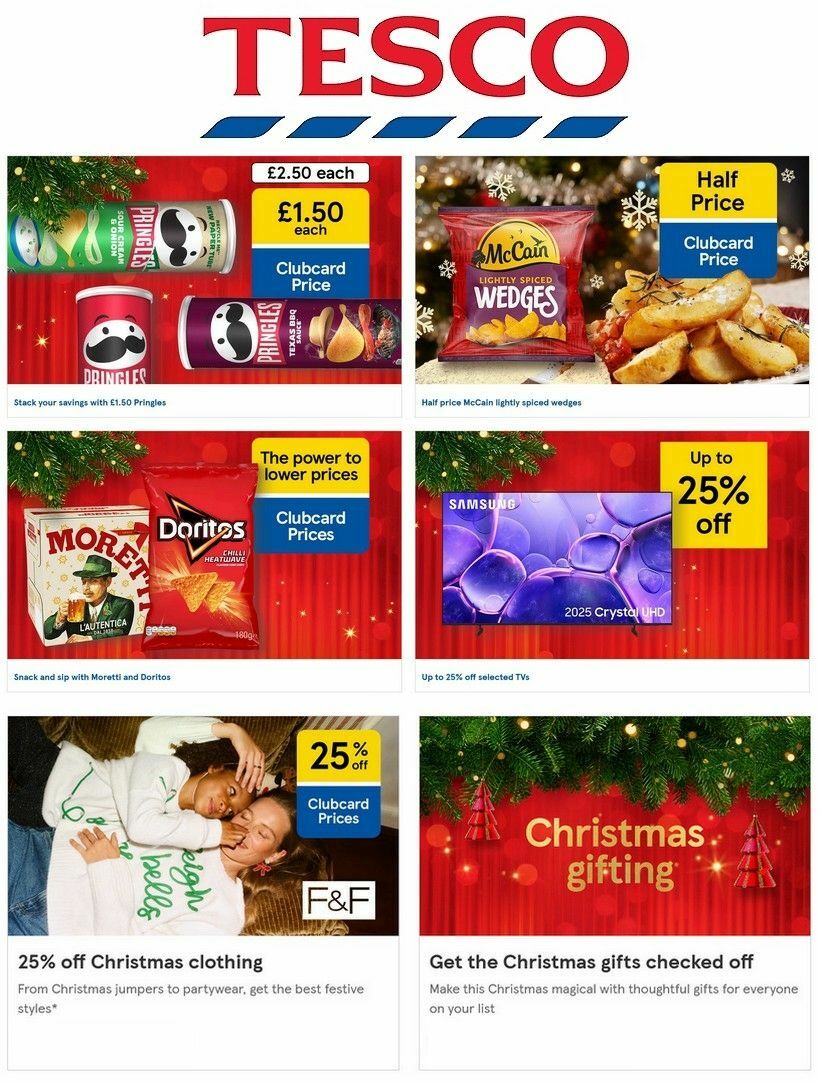 TESCO Offers from 9 December