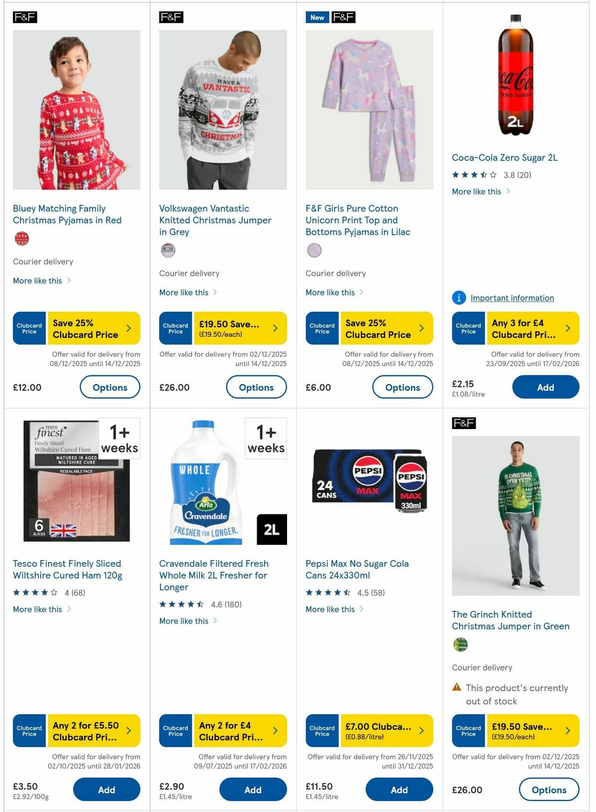 TESCO Offers from 9 December