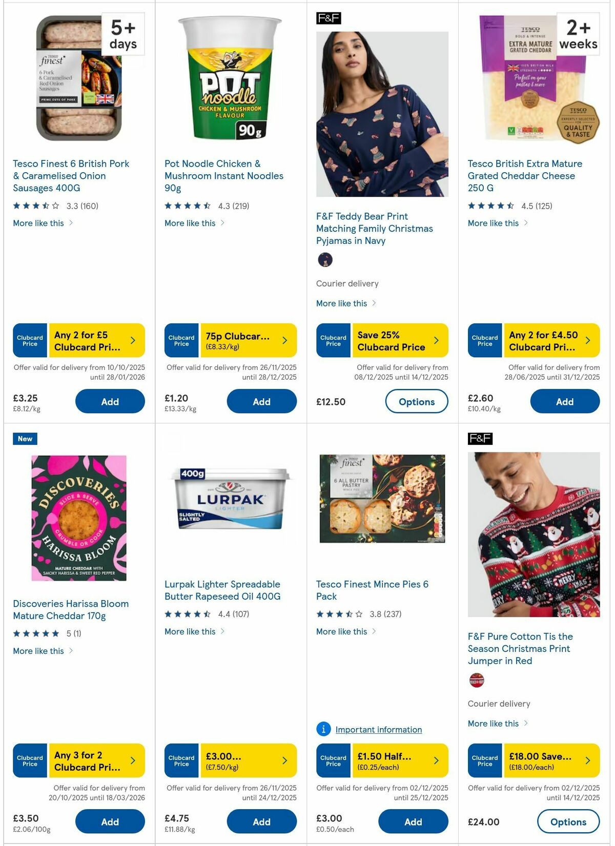 TESCO Offers from 9 December