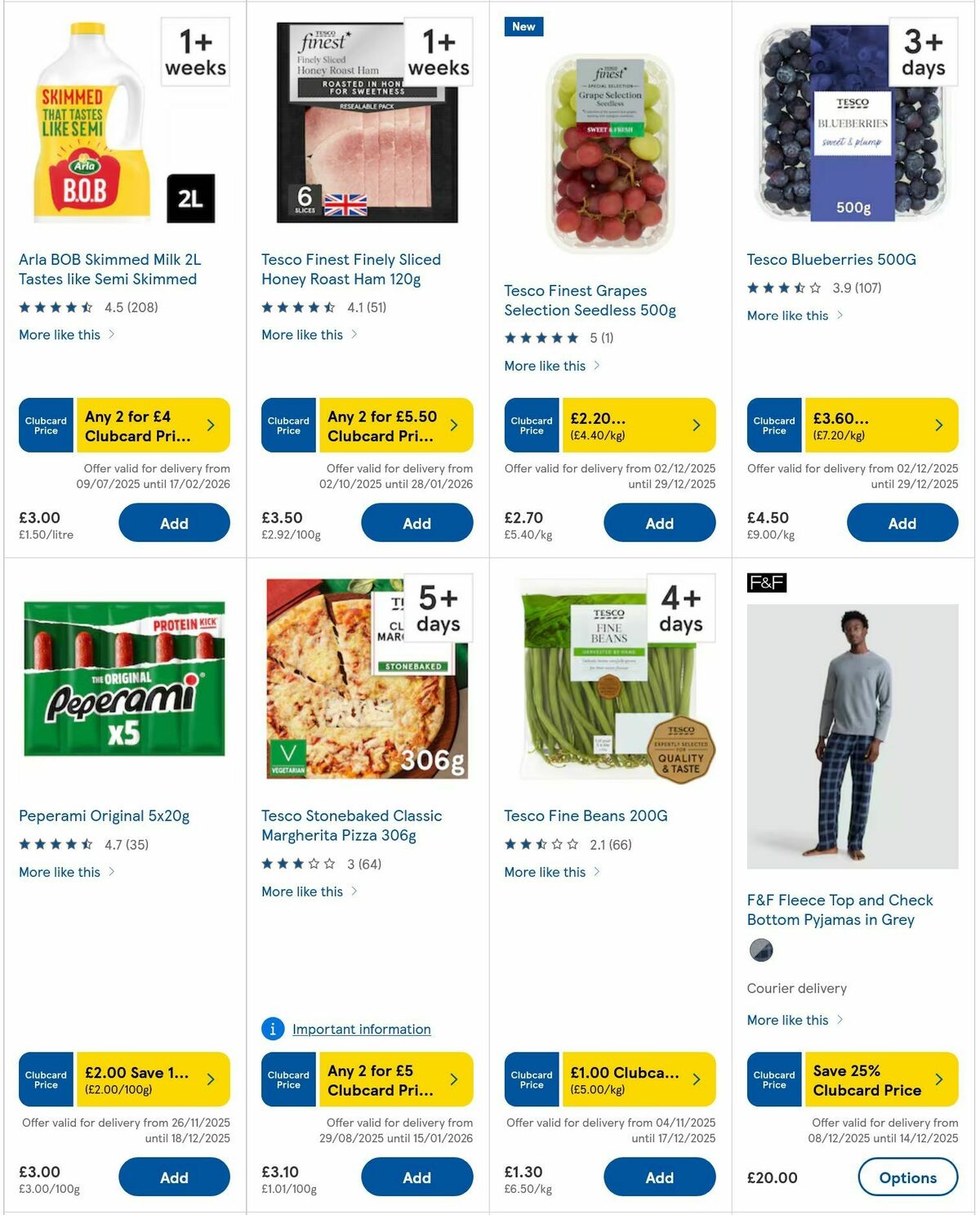 TESCO Offers from 9 December