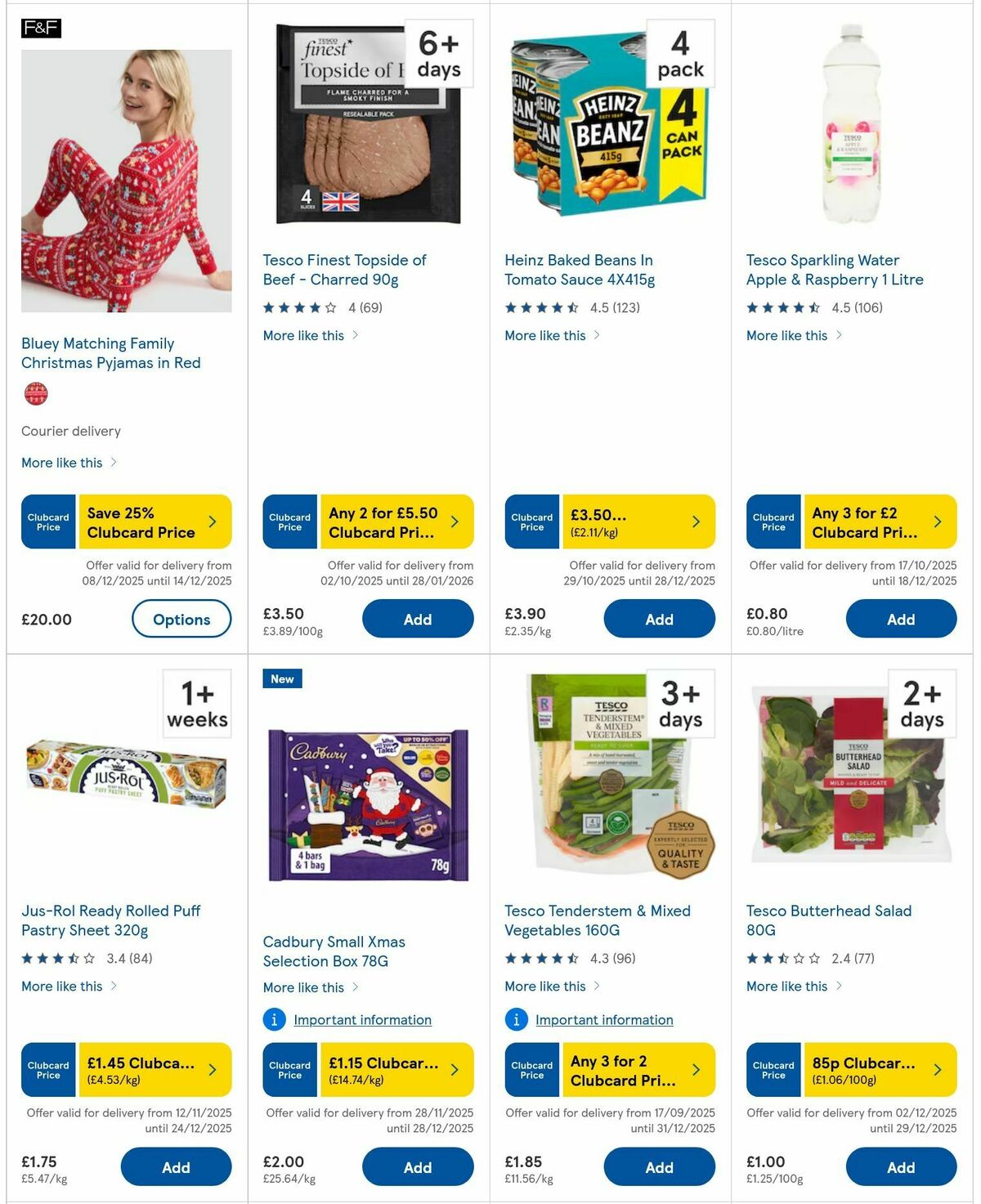 TESCO Offers from 9 December