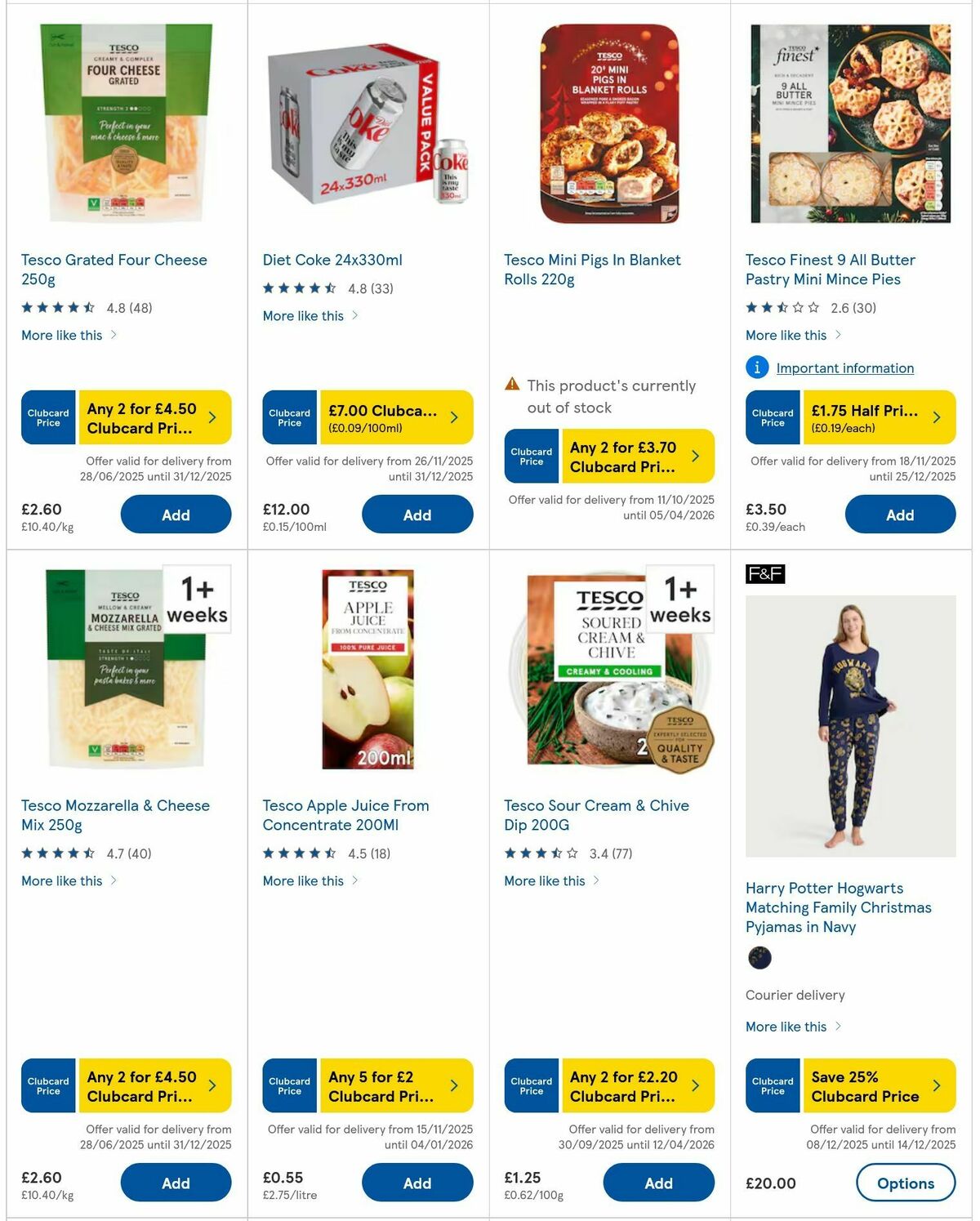 TESCO Offers from 9 December